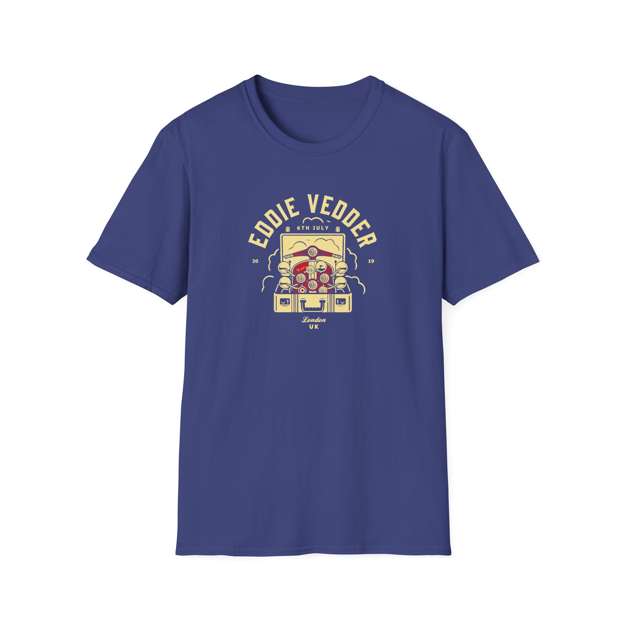 Eddie Vedder London Event Unisex Softstyle T-Shirt - Image 13