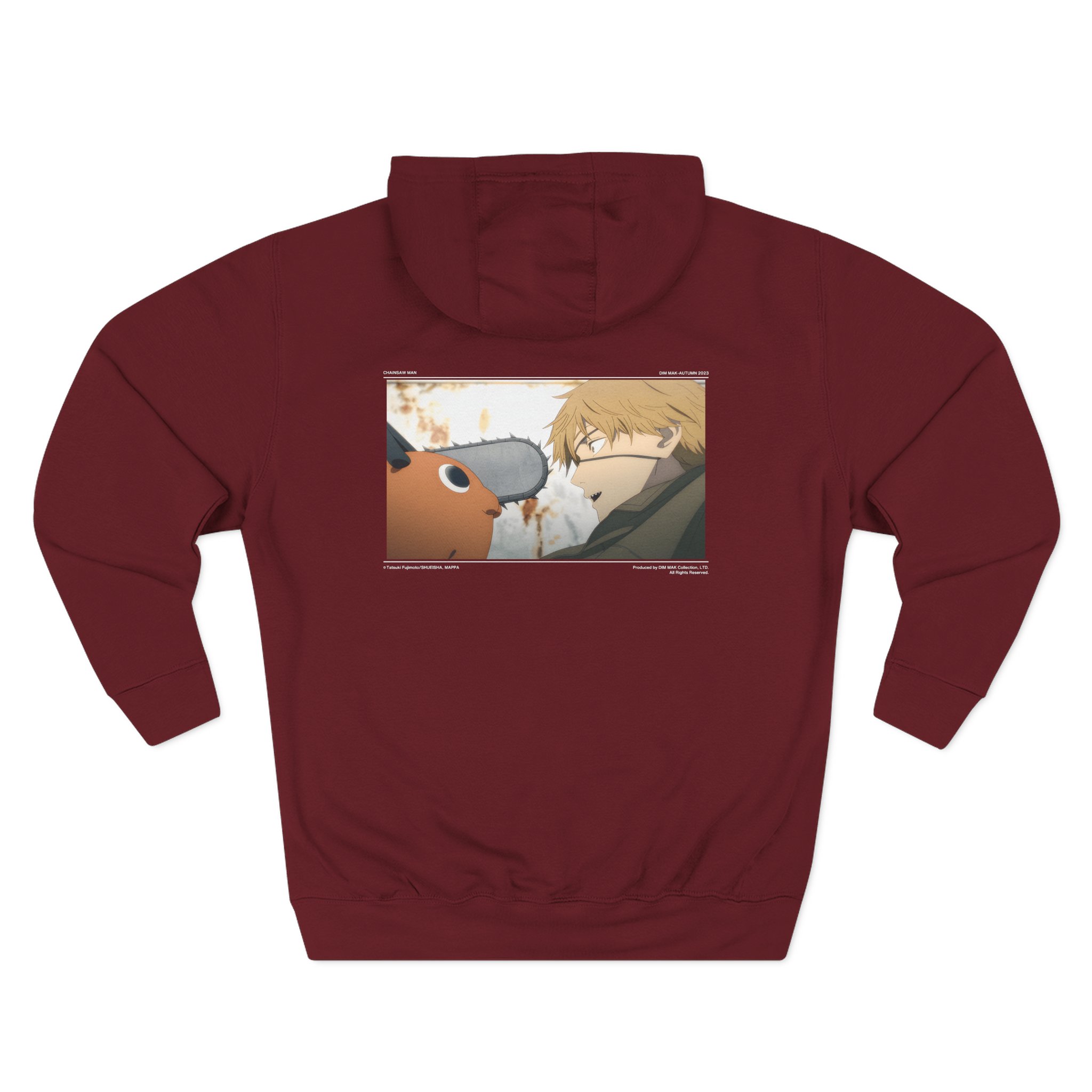 Chainsaw Man X Dim Mak Pochita Three-Panel Fleece Hoodie - Image 14
