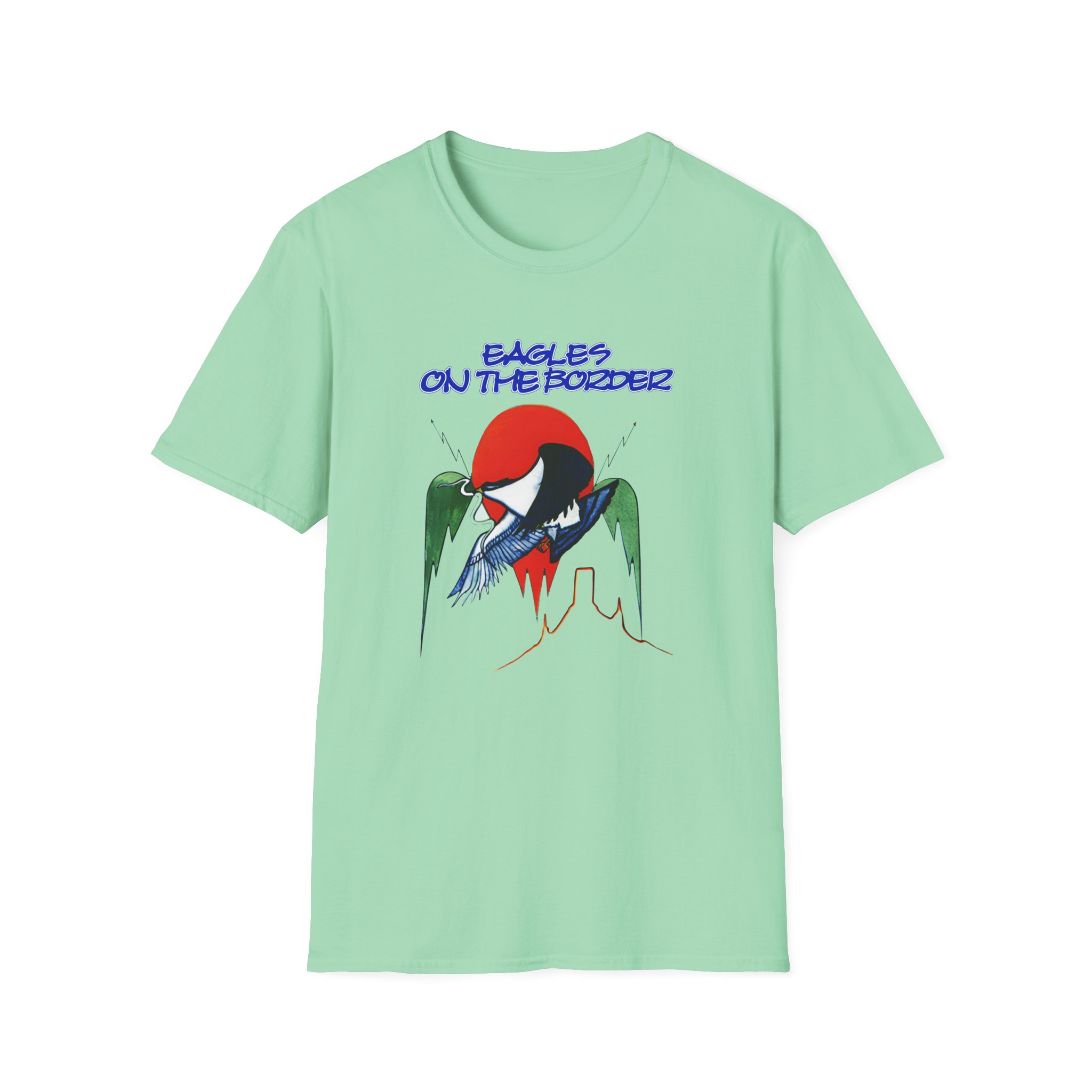 The Eagles on the Border Unisex Softstyle T-Shirt - Image 15