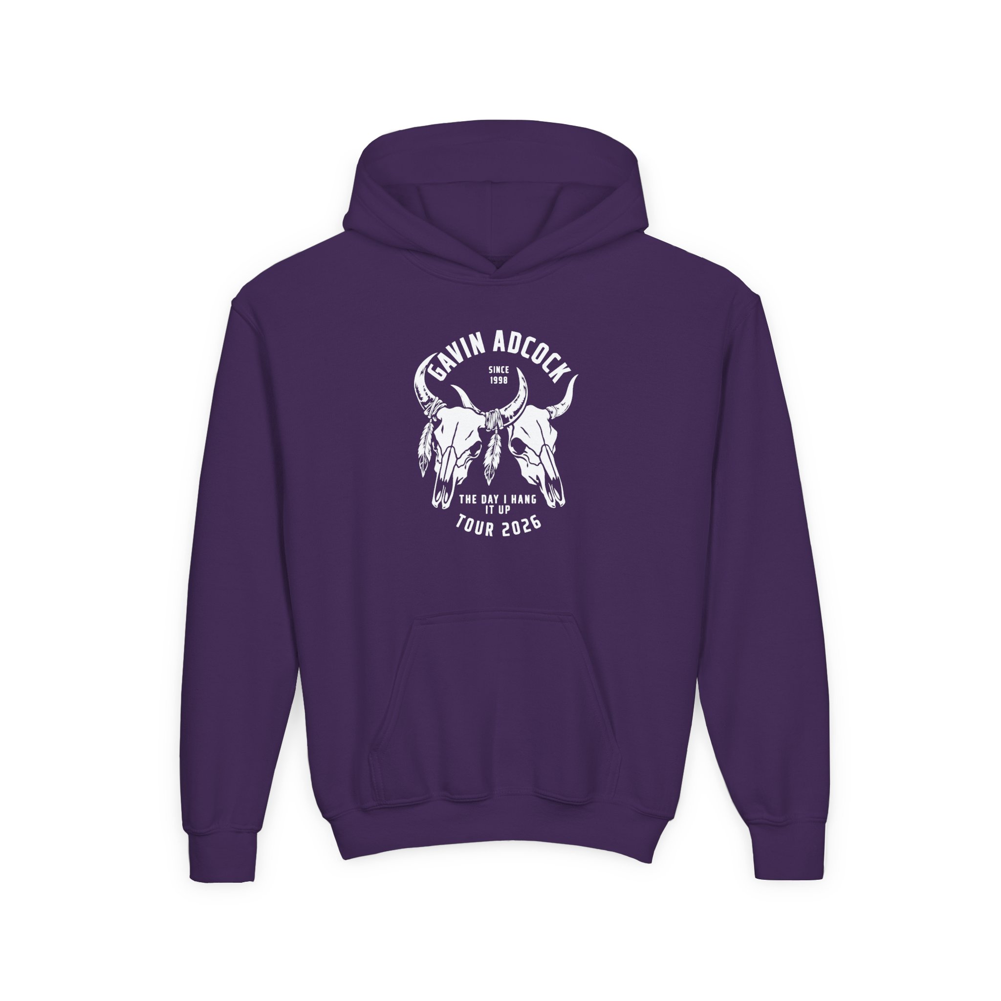 Gavin Adcock Steerhead Youth Heavy Blend Hooded Sweatshirt - Image 13