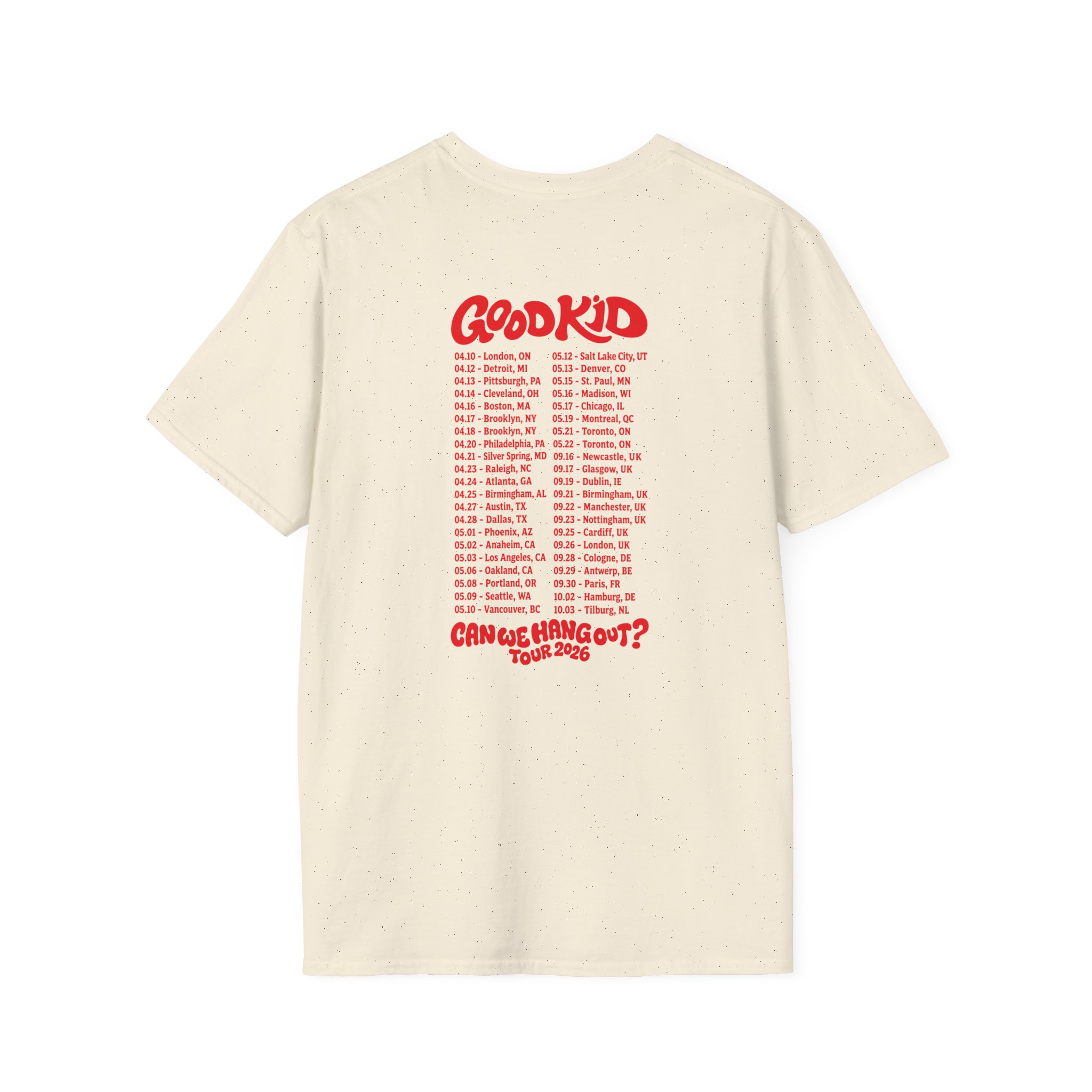 Good Kid Can We Hang Out Unisex Softstyle T-Shirt - Image 8