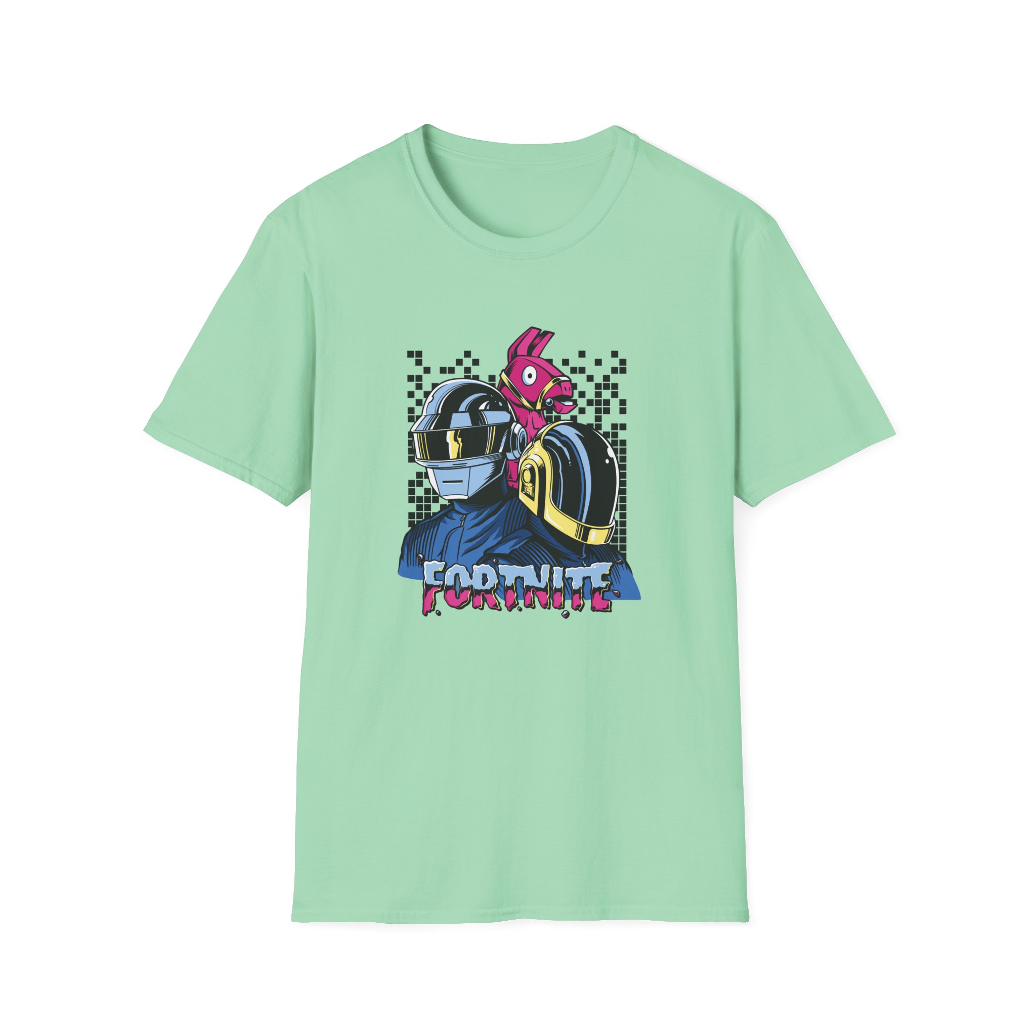 Daft Punk Fortnite X Daft Punk Long Unisex Softstyle T-Shirt - Image 17