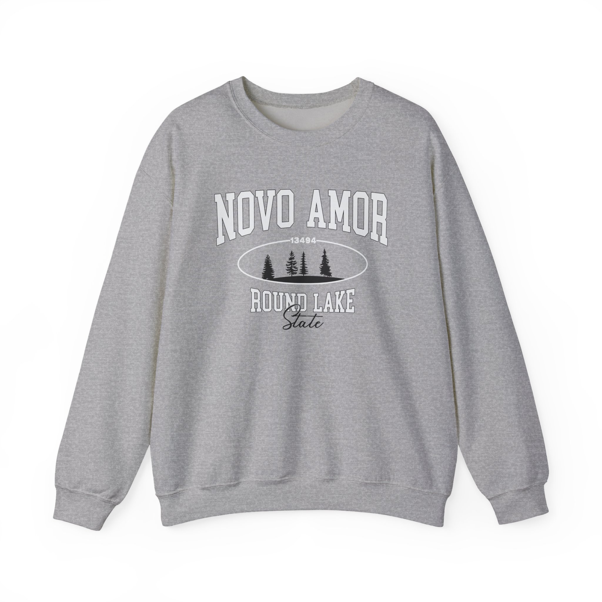 Novo Amor Round Lake State Unisex Heavy Blend™ Crewneck Sweatshirt