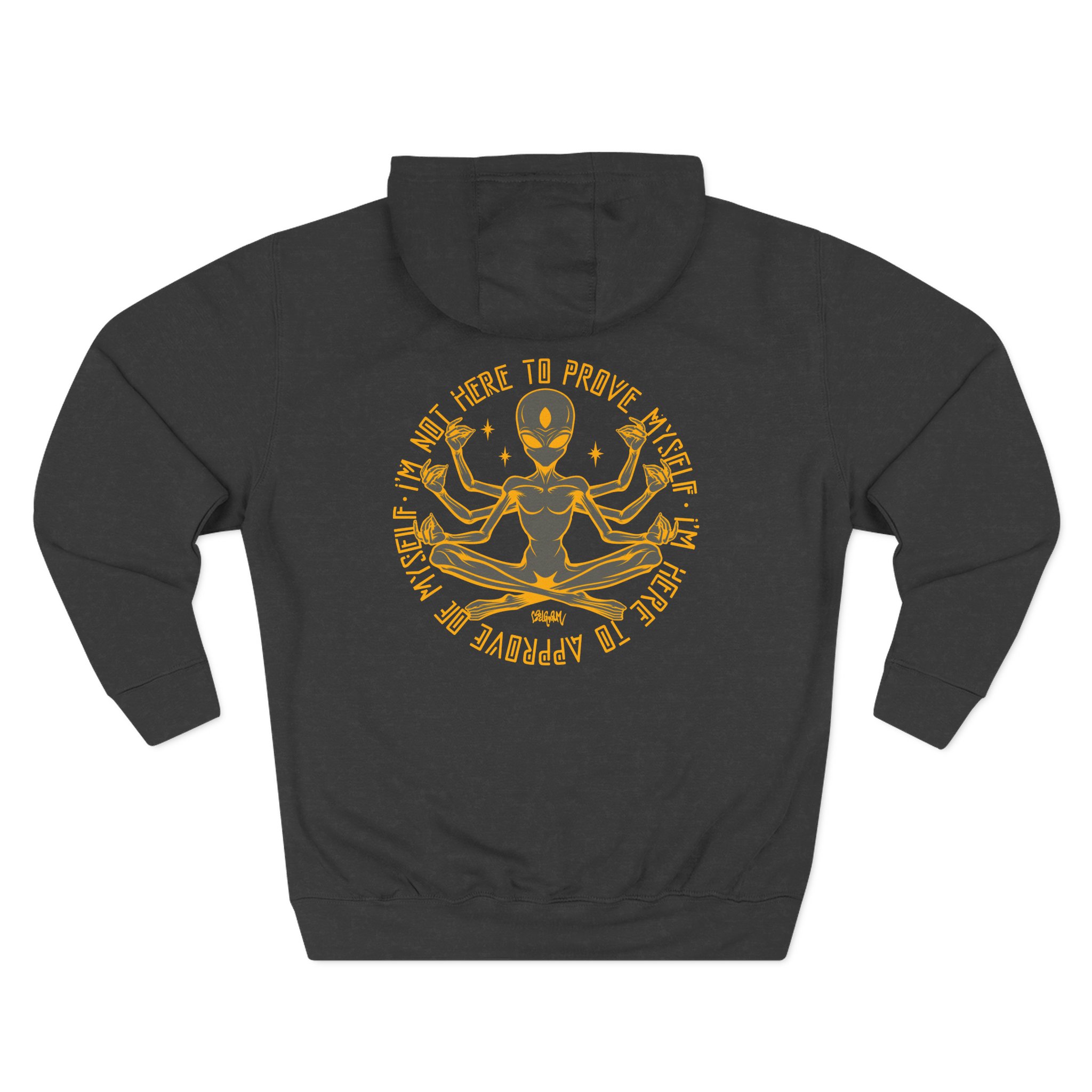 Lsdream Cosmic Upgrade Three-Panel Fleece Hoodie - Image 4