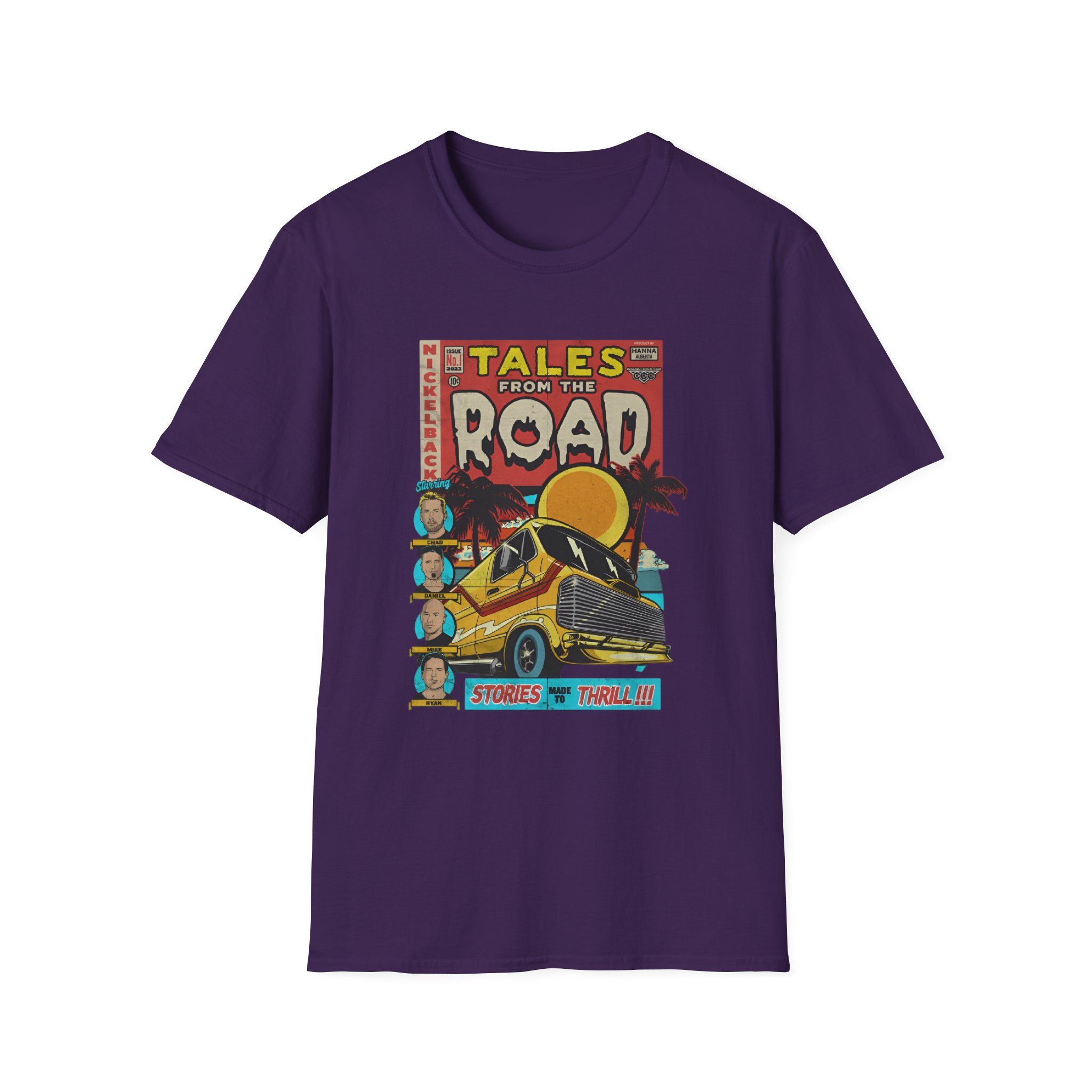 Nickelback Tales From the Road Unisex Softstyle T-Shirt - Image 9
