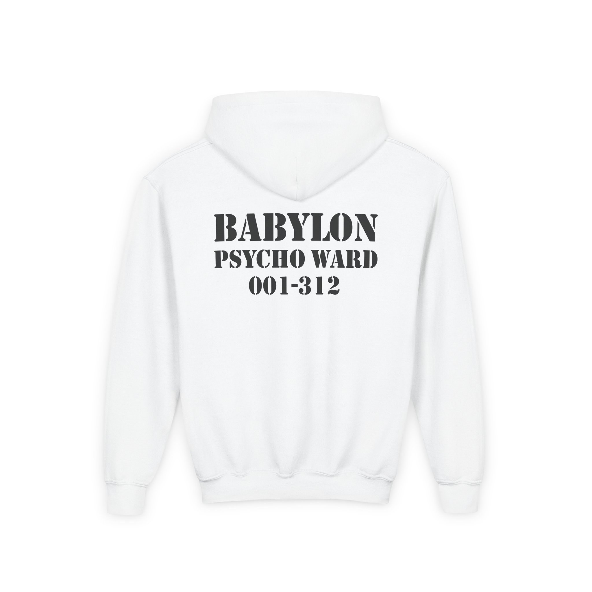 Babylon Dead Alcatraz Youth Heavy Blend Hooded Sweatshirt - Image 2