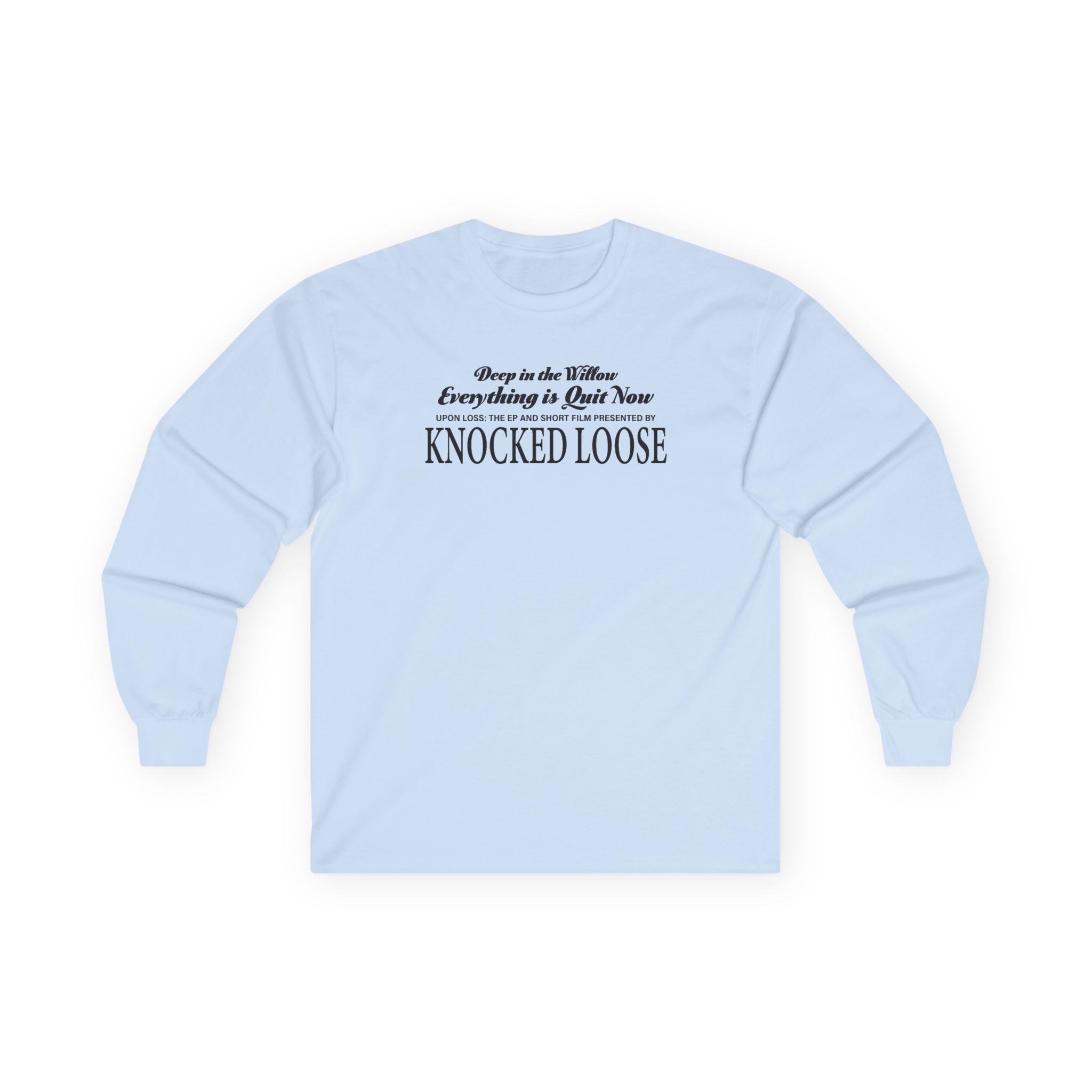Knocked Loose Quiet Now Unisex Ultra Cotton Long Sleeve Tee - Image 7