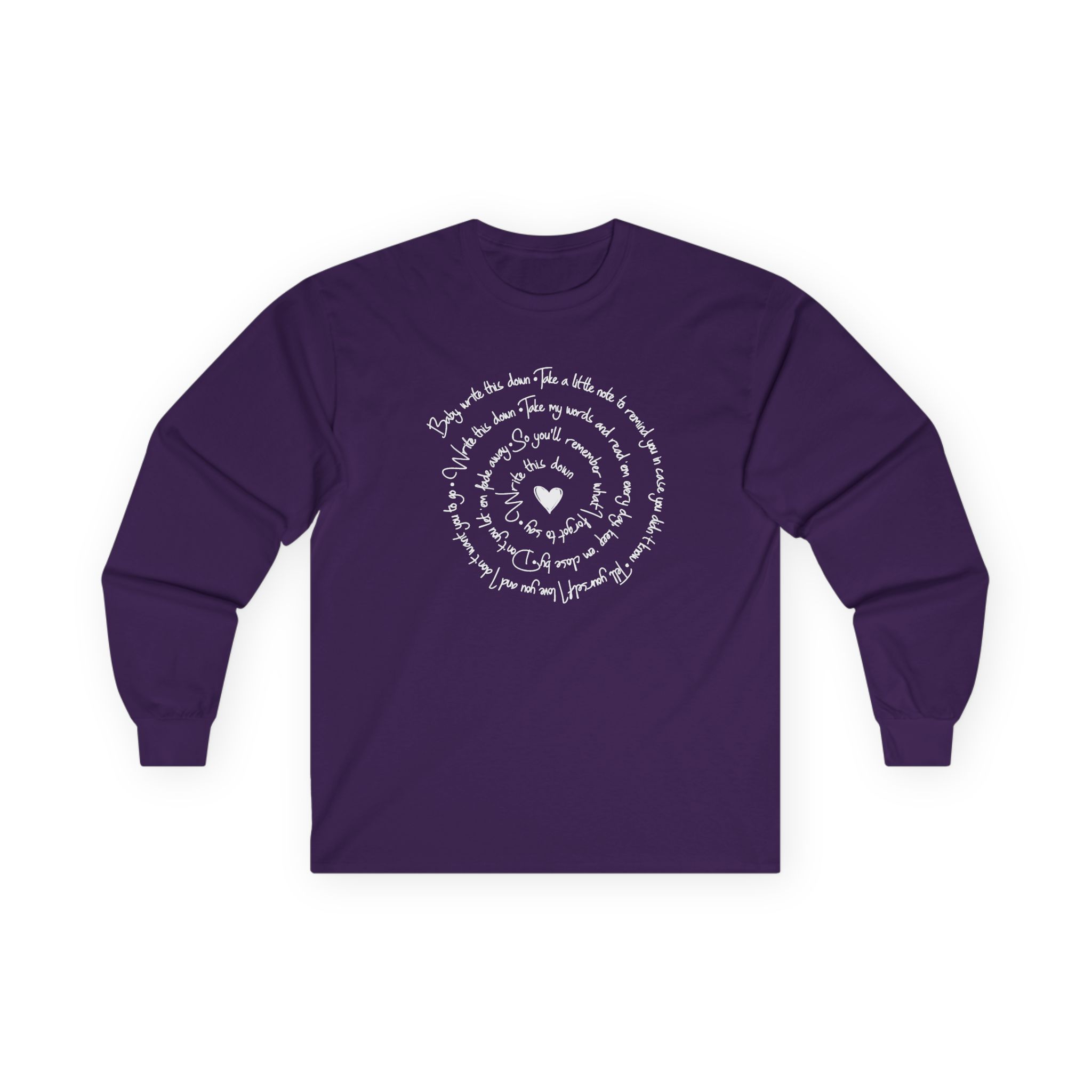 George Strait Wine Write This Down Unisex Ultra Cotton Long Sleeve Tee - Image 13