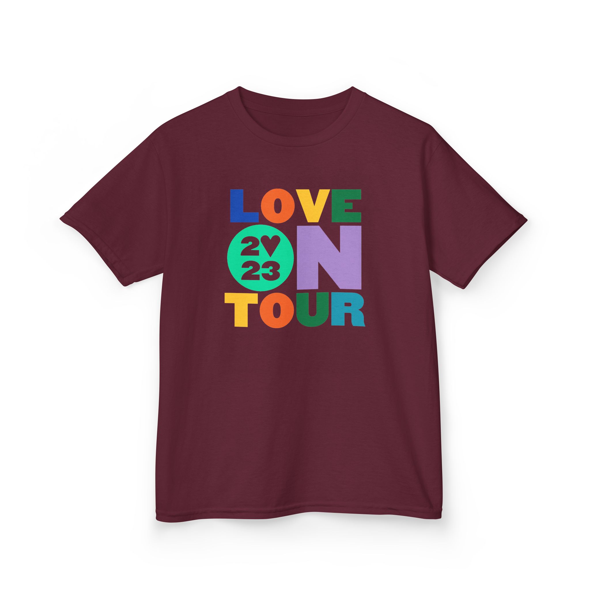 Love on Tour 2023 Kids Heavy Cotton™ Tee - Image 3