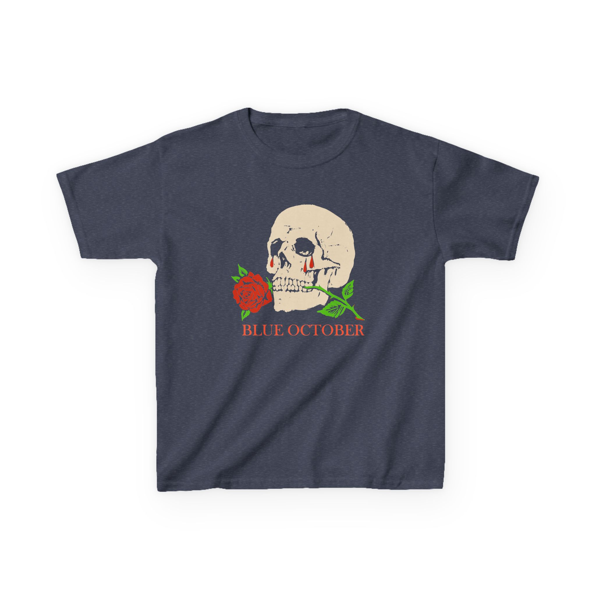 Blue October Where Did You Go Kids Heavy Cotton™ Tee - Image 13