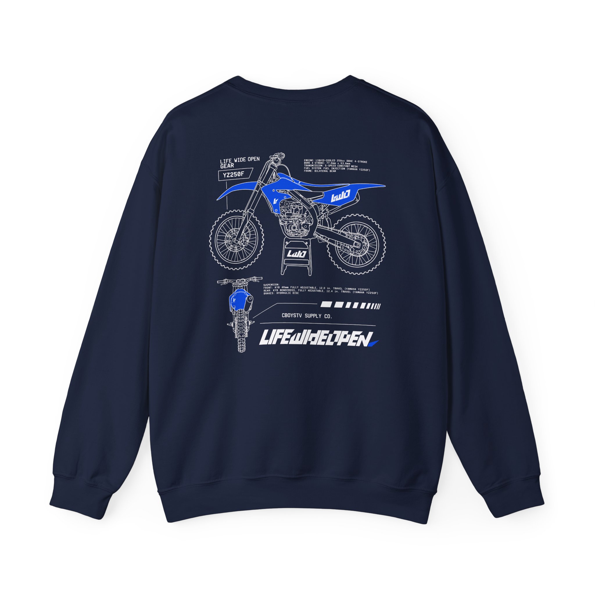 Cboystv Yamaha Spec Unisex Heavy Blend™ Crewneck Sweatshirt - Image 18