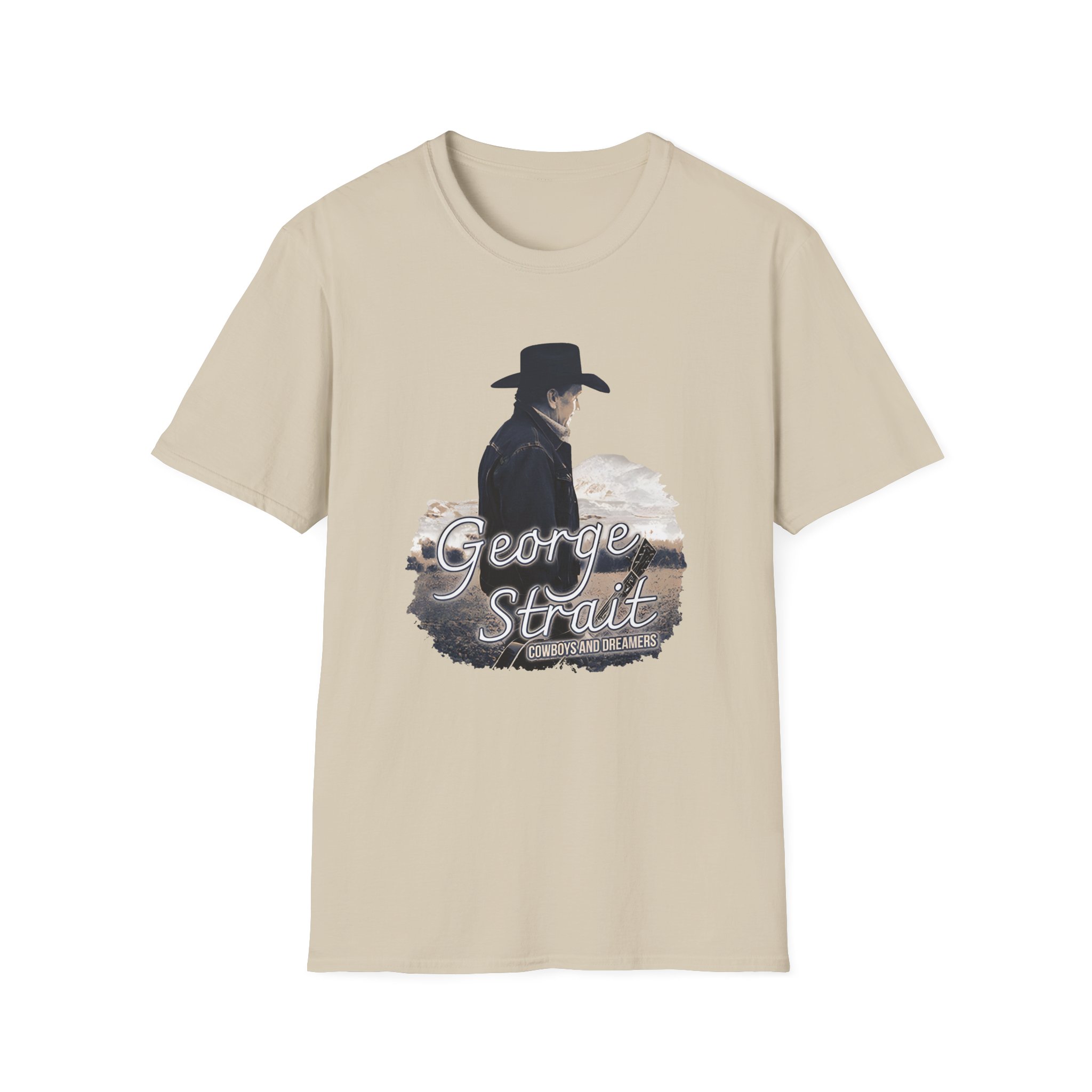 George Strait Cowboys and Dreamers Unisex Softstyle T-Shirt - Image 7