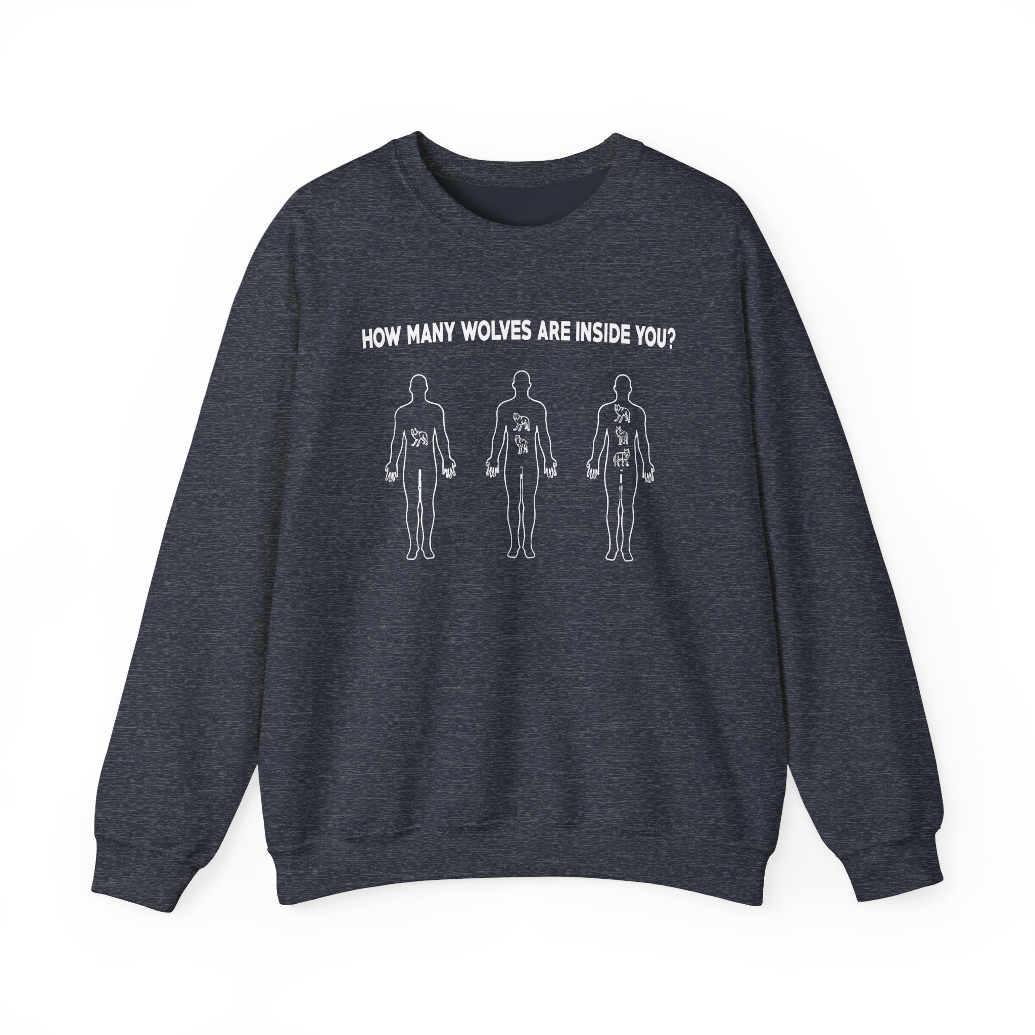 Caroline Polachek How Many Wolves Unisex Heavy Blend™ Crewneck Sweatshirt - Image 7
