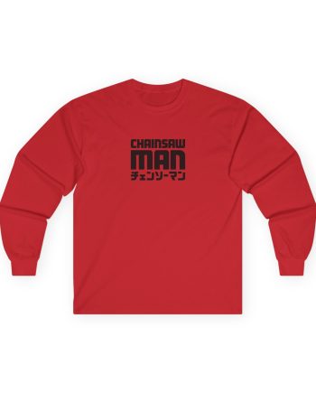 Chainsaw Man Bordeaux Smile Unisex Ultra Cotton Long Sleeve Tee