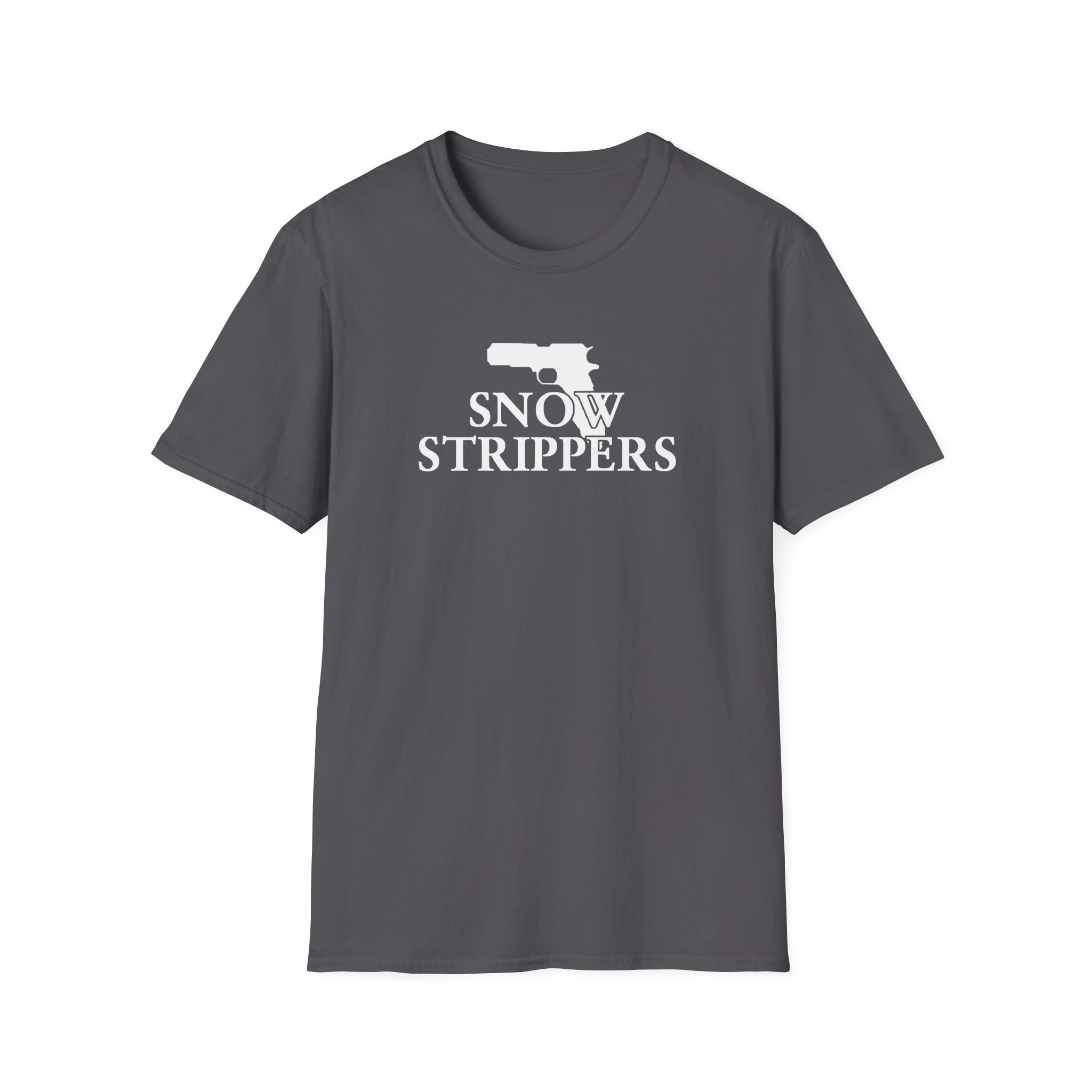Snow Strippers Unisex Softstyle T-Shirt - Image 13
