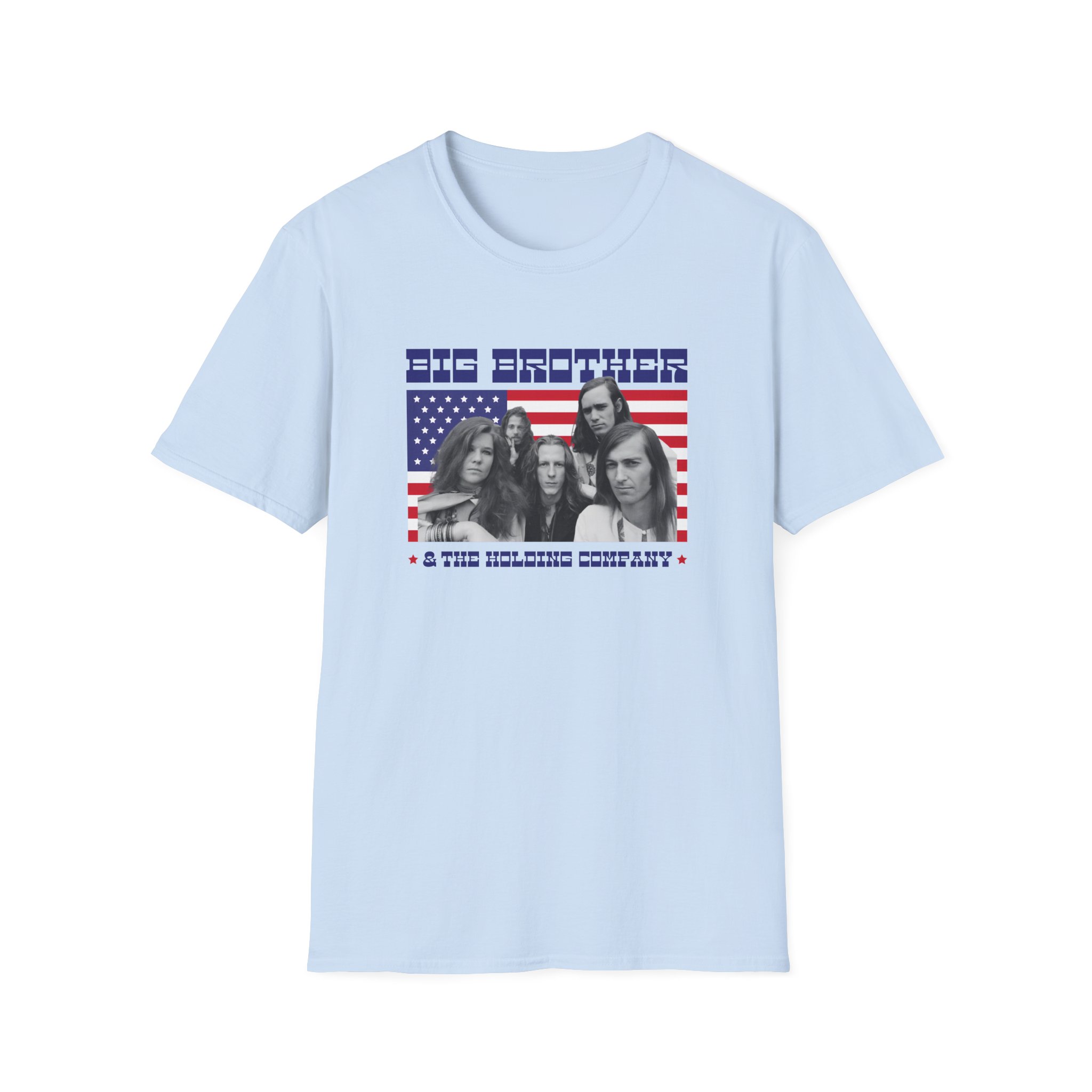Janis Joplin Big Brother & the Holding Company Unisex Softstyle T-Shirt - Image 23
