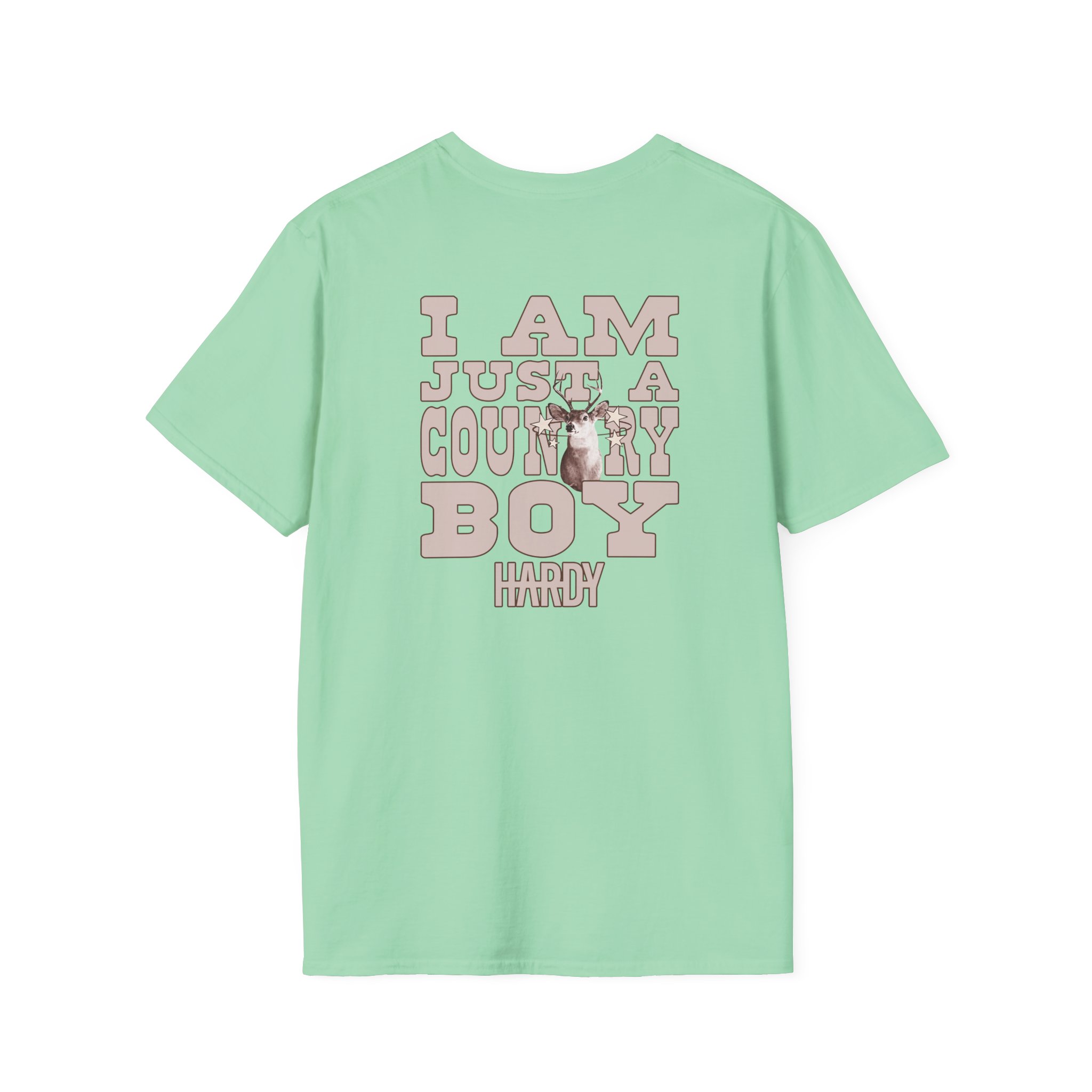 Hd I Am Just a Country Boy Crewneck Unisex Softstyle T-Shirt - Image 14