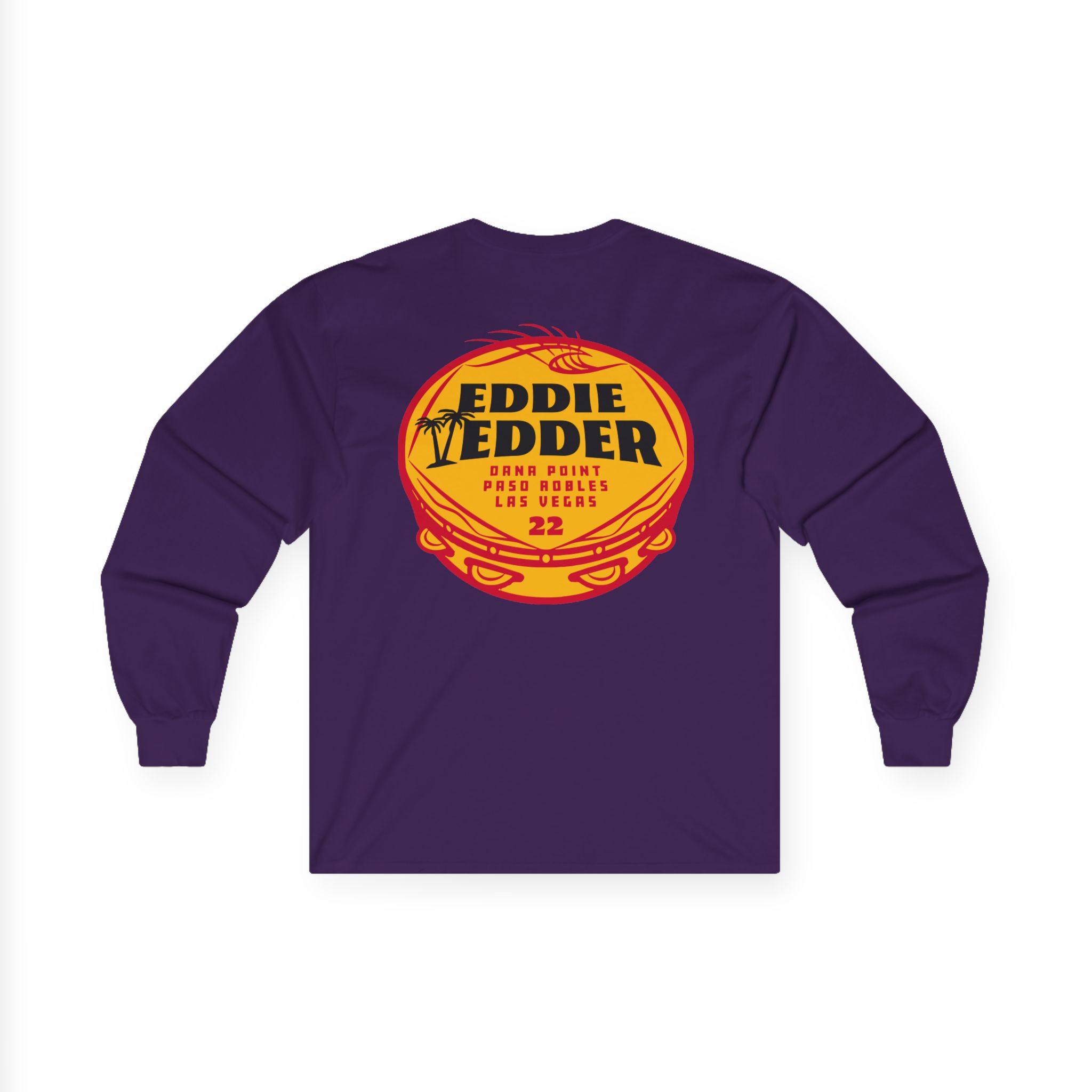 Eddie Vedder Tambourine Unisex Ultra Cotton Long Sleeve Tee - Image 10