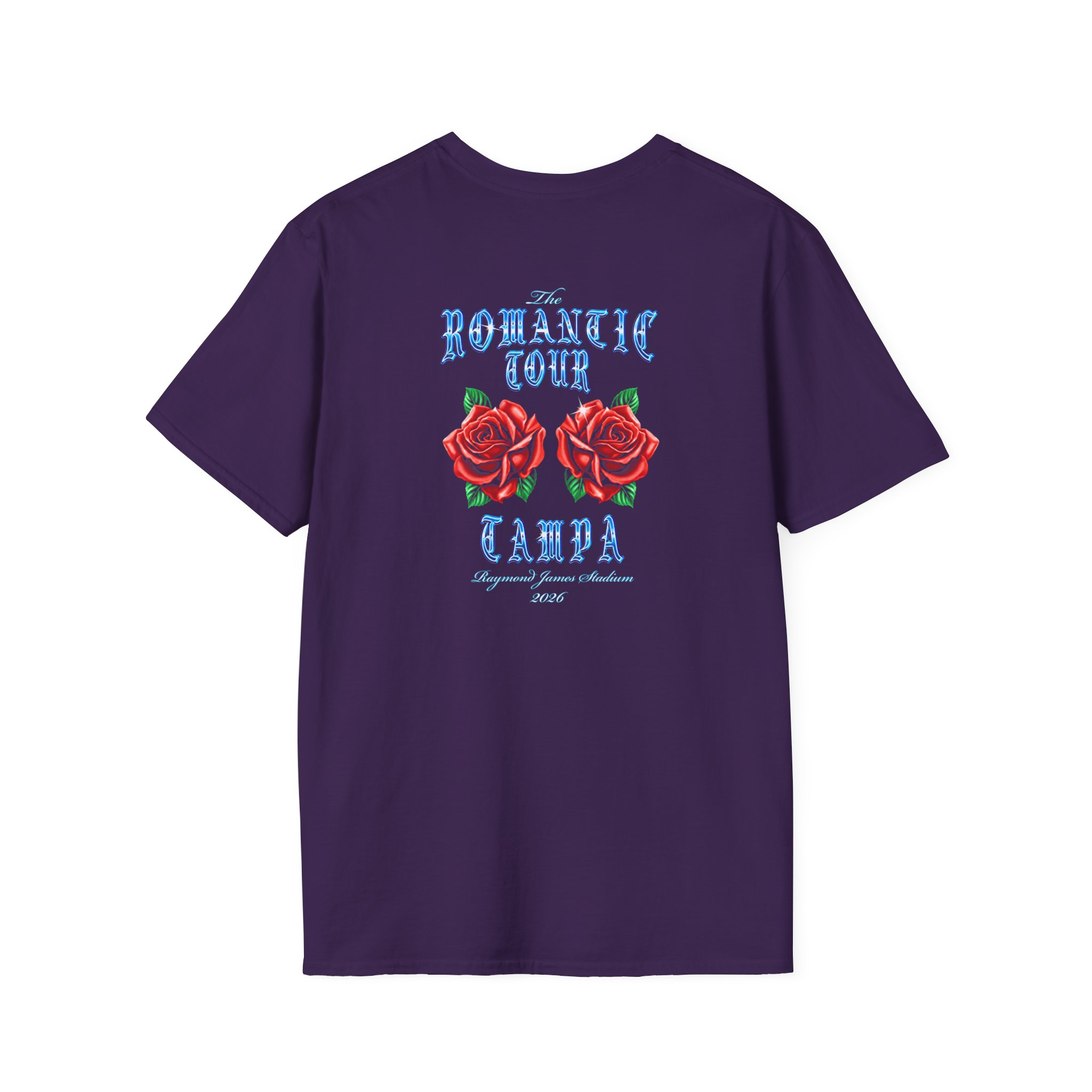 Bruno Mars Tampa the Romantic Unisex Softstyle T-Shirt - Image 16
