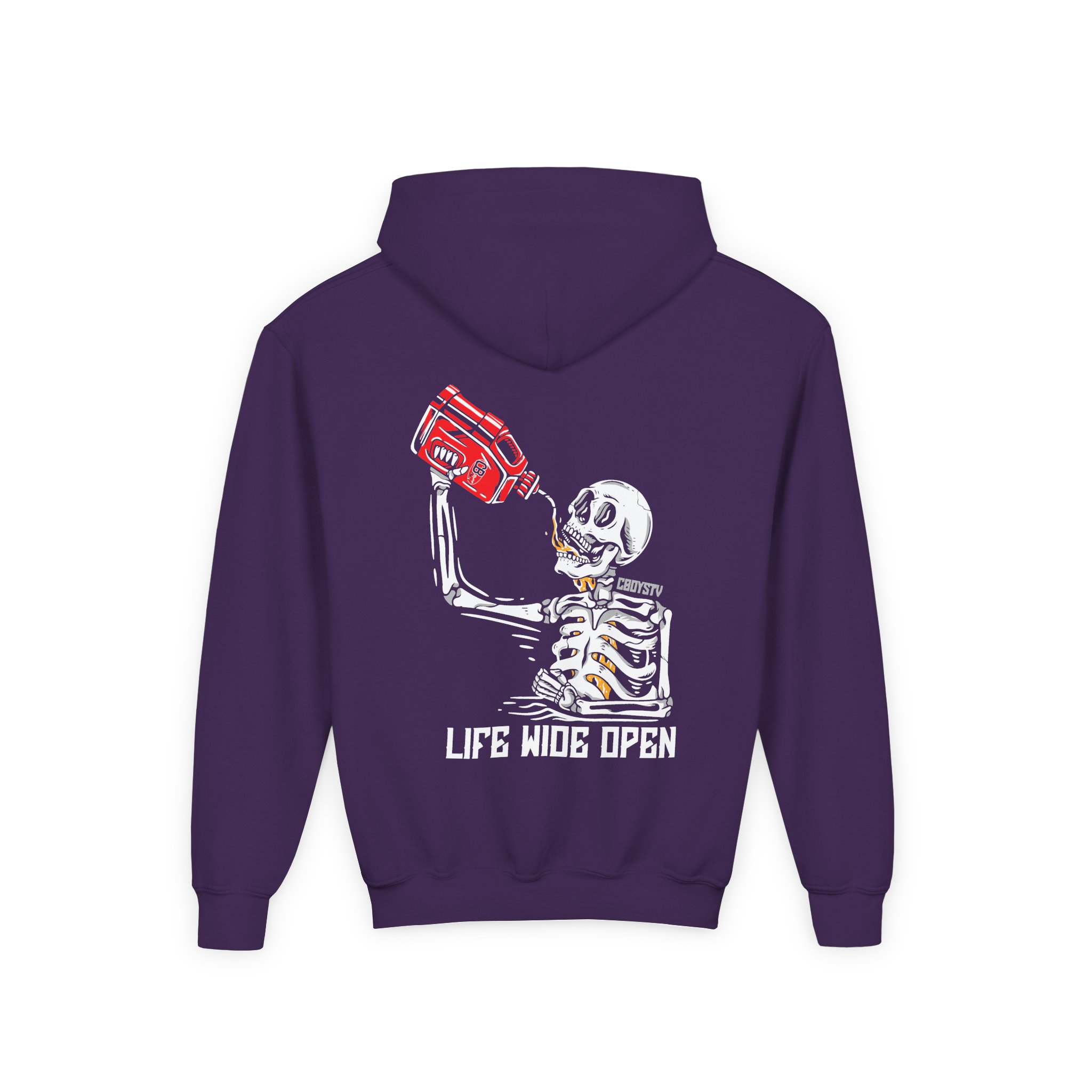 Cboystv Soul Fuel Youth Heavy Blend Hooded Sweatshirt - Image 14