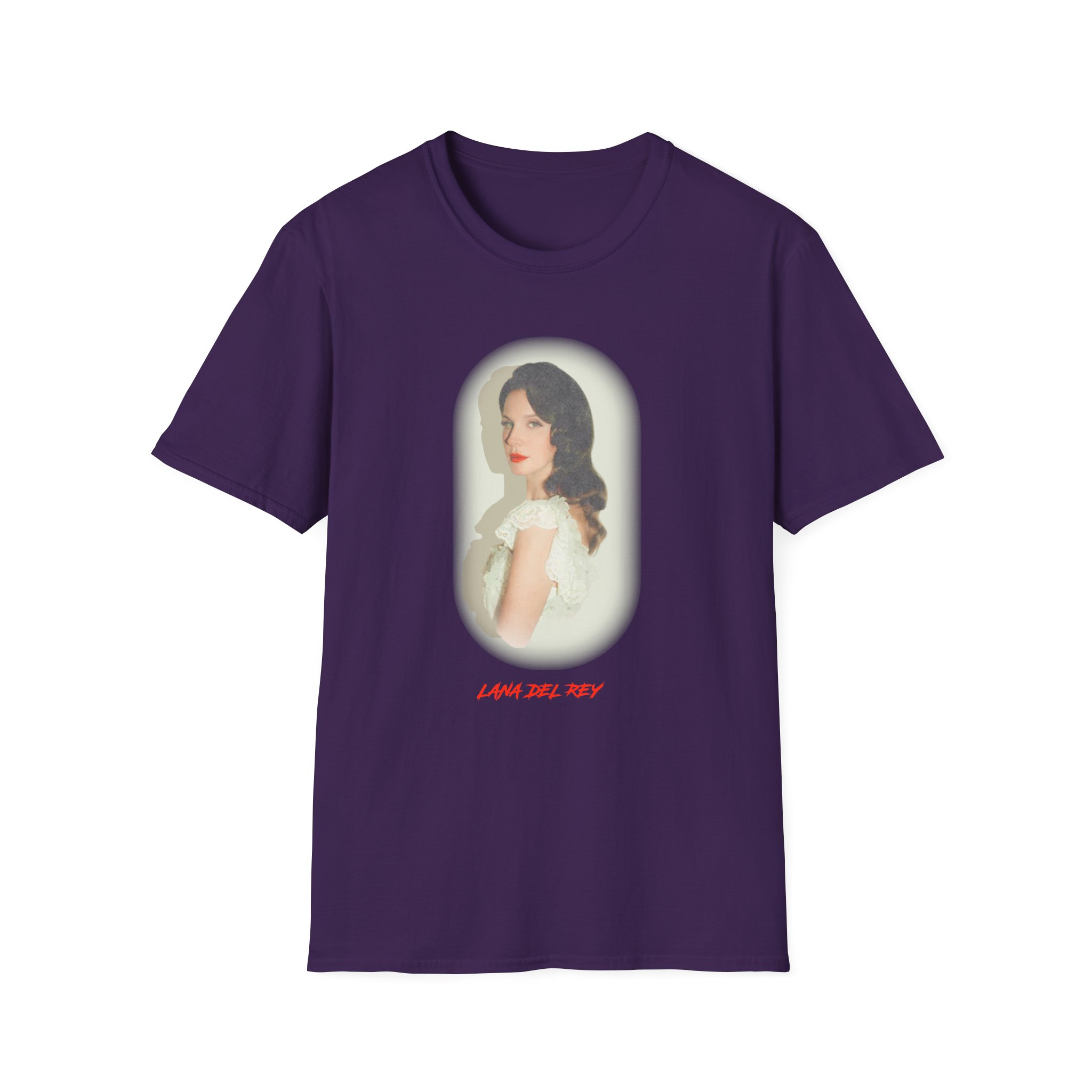 Lanadelrey Indio Portrait Unisex Softstyle T-Shirt - Image 23