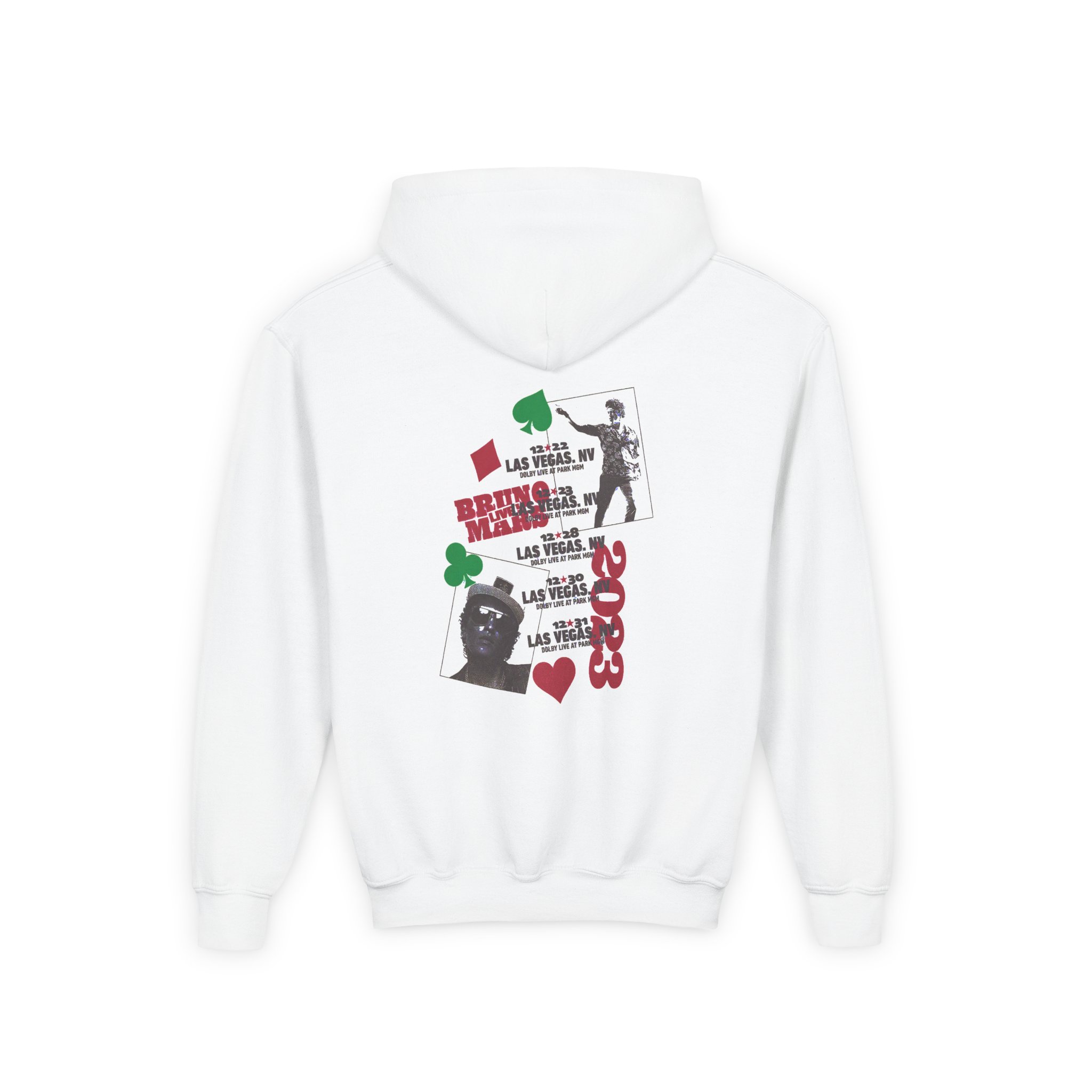 Bruno Mars Live Youth Heavy Blend Hooded Sweatshirt - Image 2