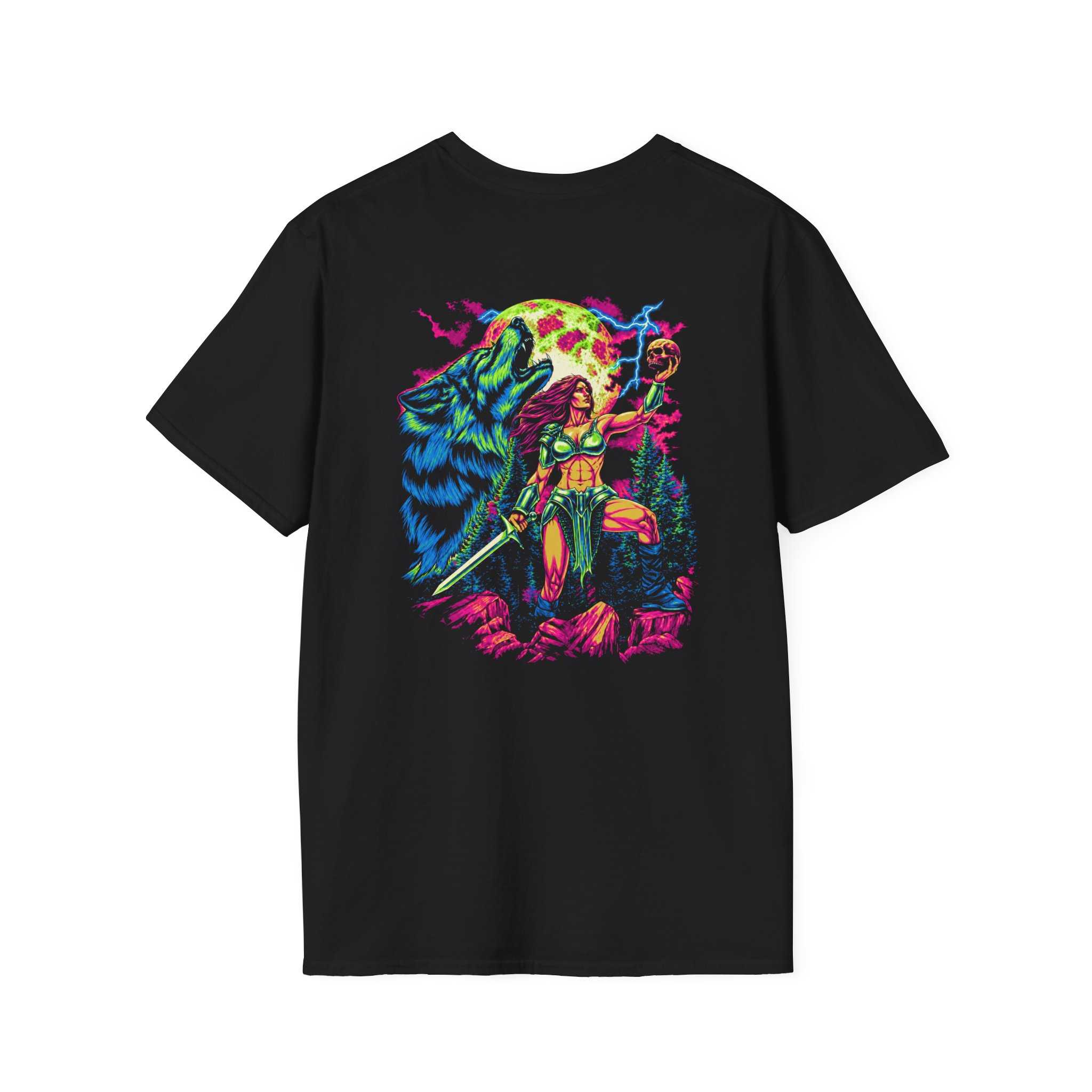 Angelmaker Wolf Spirit (Tour Edition) Unisex Softstyle T-Shirt - Image 2