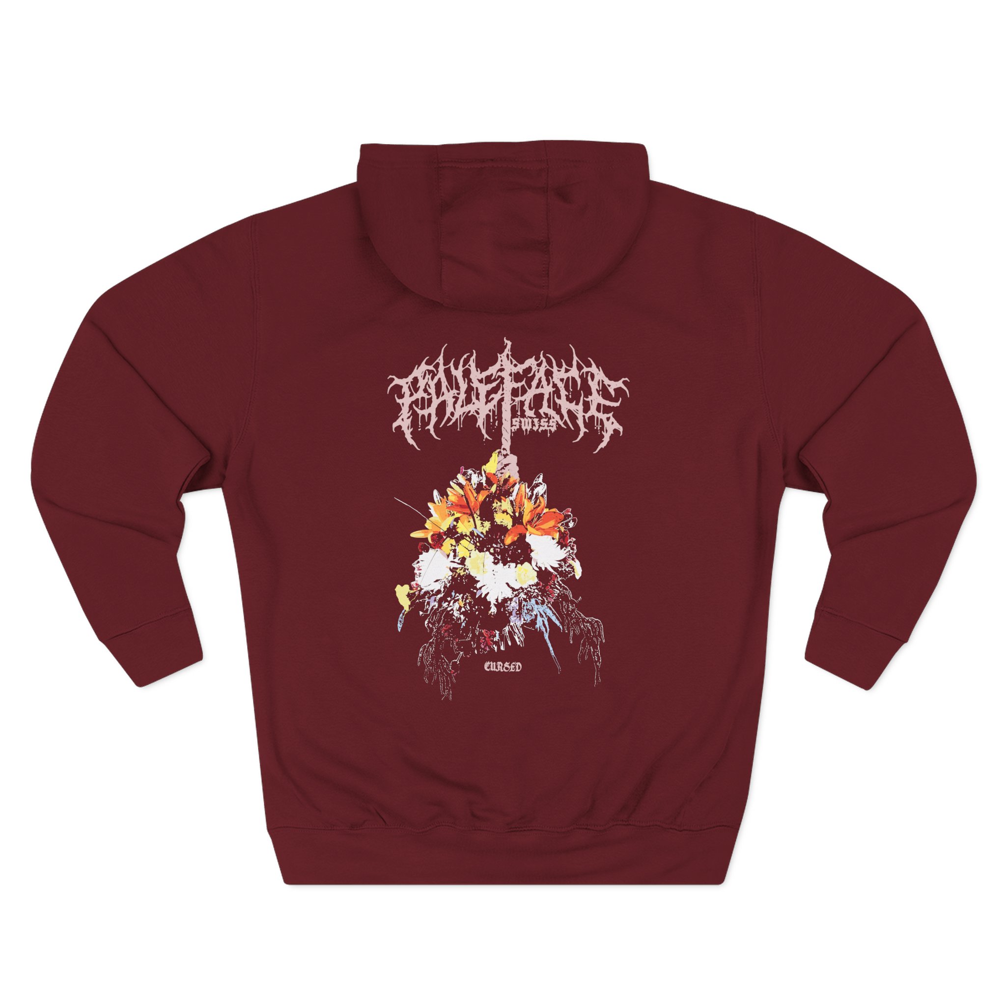 Paleface Swiss Embroided Bouquet Three-Panel Fleece Hoodie - Image 8