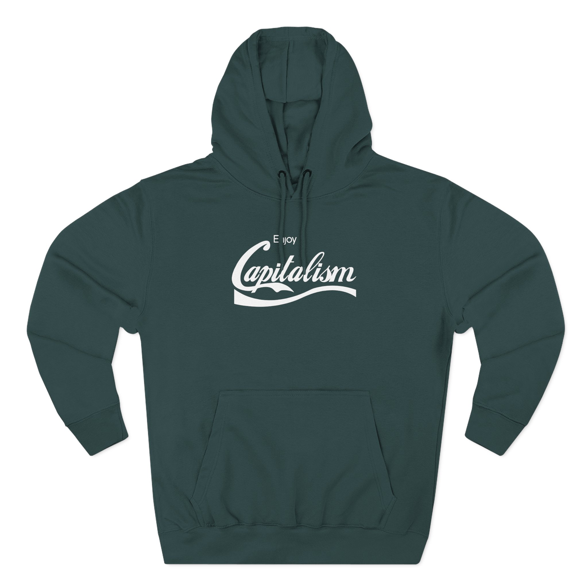 Valuetainment Enjoy Capitalism Three-Panel Fleece Hoodie - Image 7