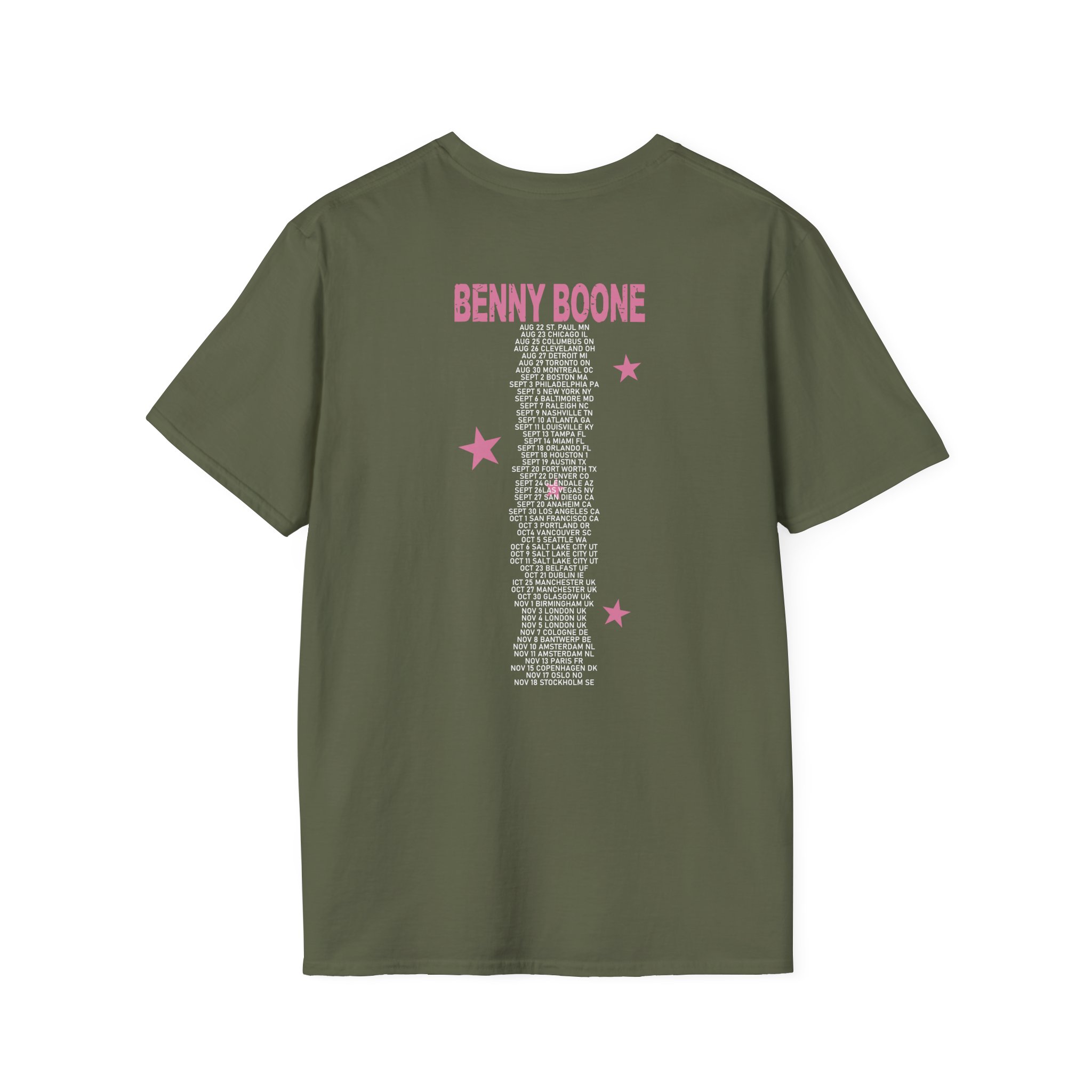 Benson Boone American Heart Unisex Softstyle T-Shirt - Image 4