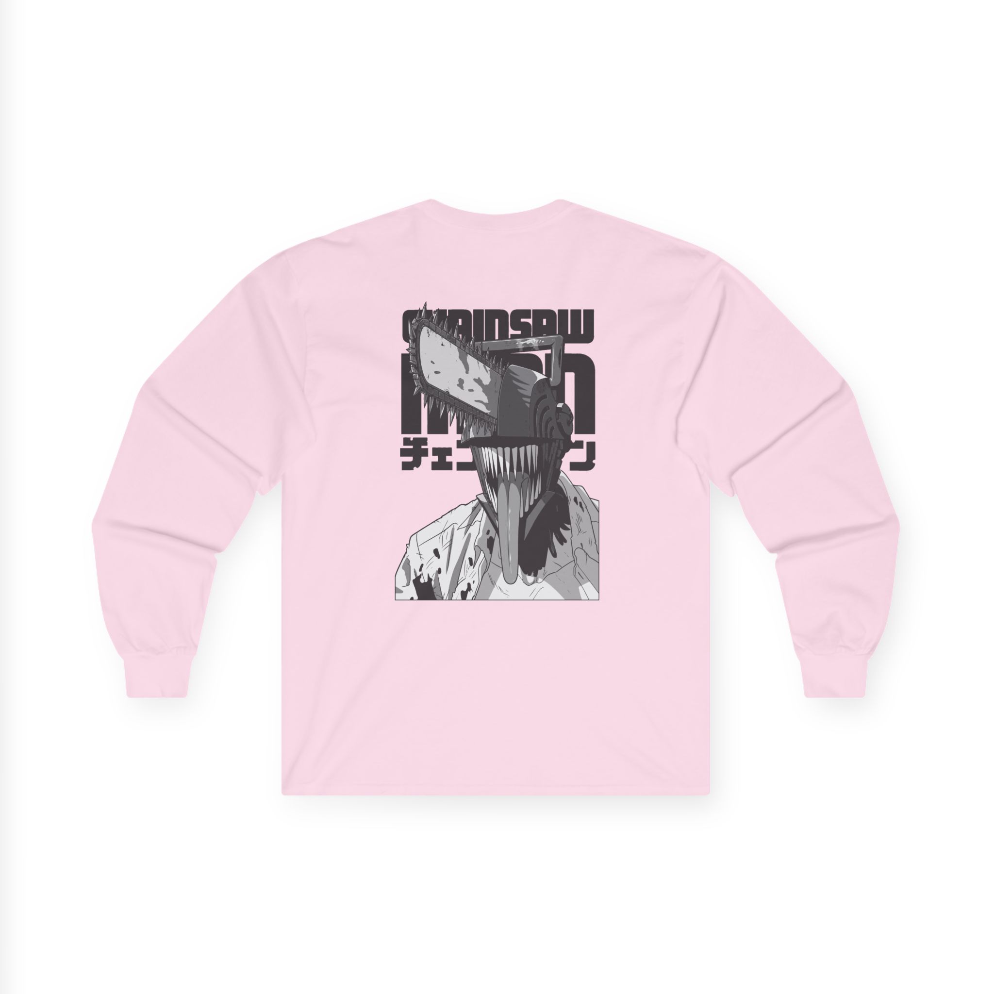 Chainsaw Man Bordeaux Smile Unisex Ultra Cotton Long Sleeve Tee - Image 16