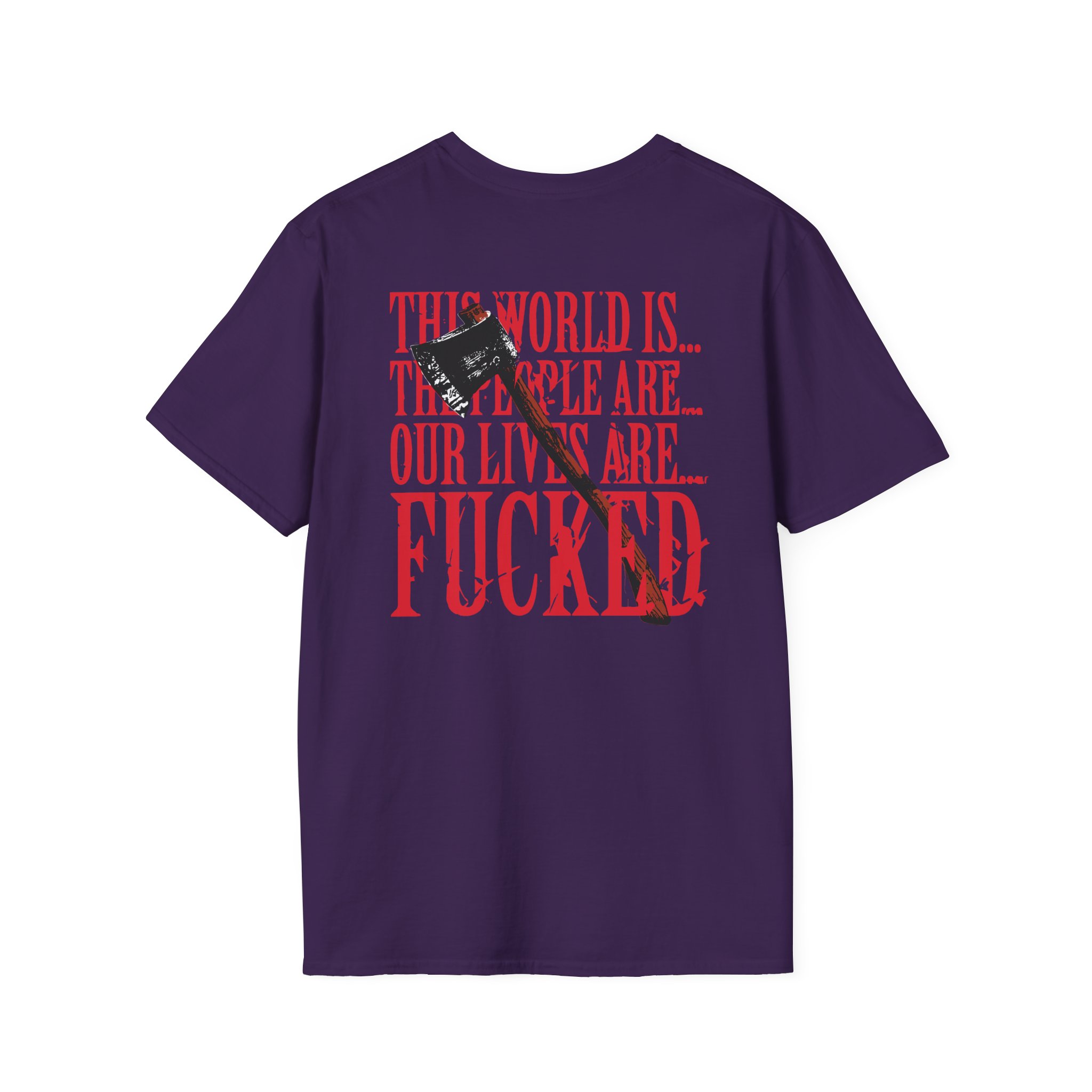 Paleface Swiss This World is Unisex Softstyle T-Shirt - Image 12