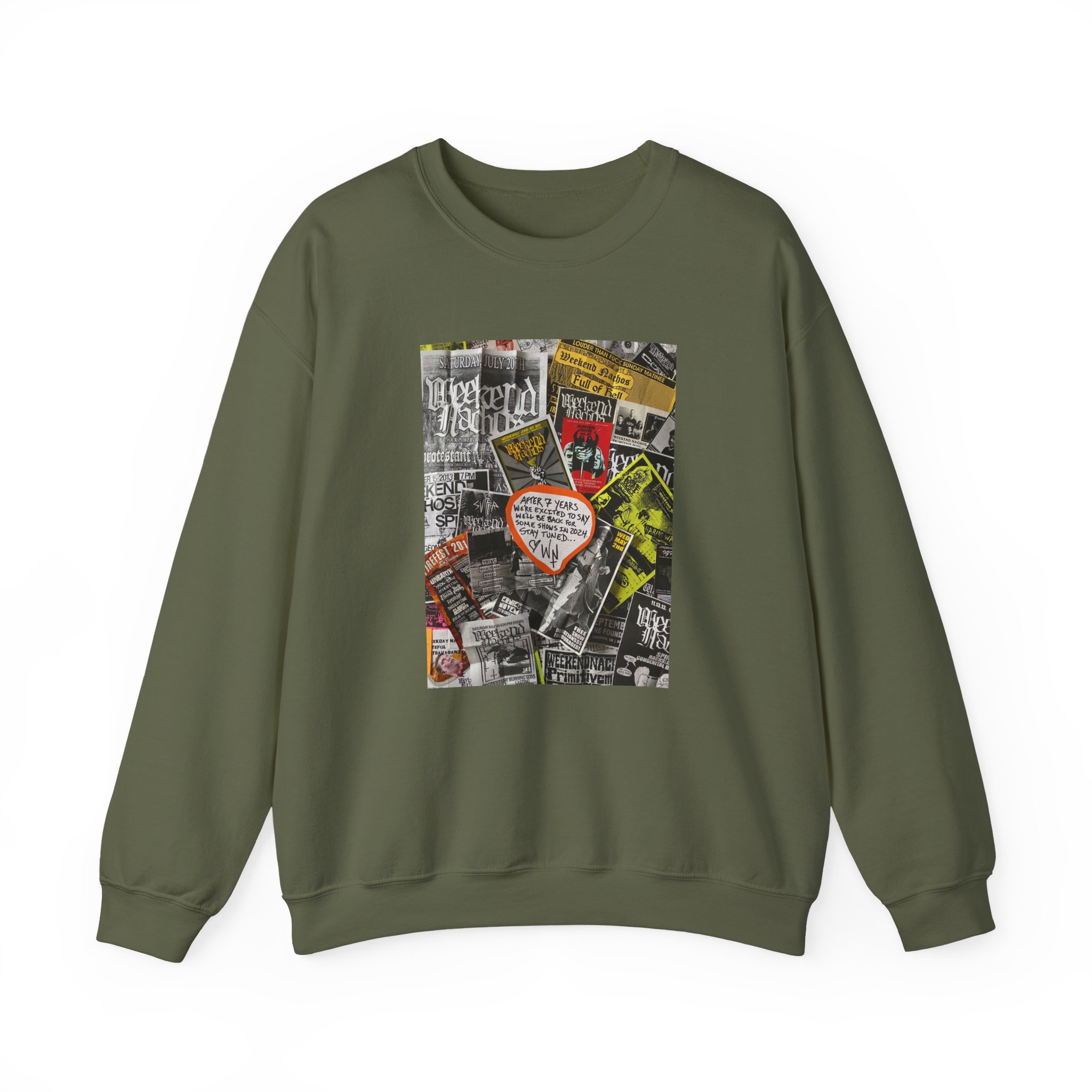 Weekend Nachos Unisex Heavy Blend™ Crewneck Sweatshirt - Image 7
