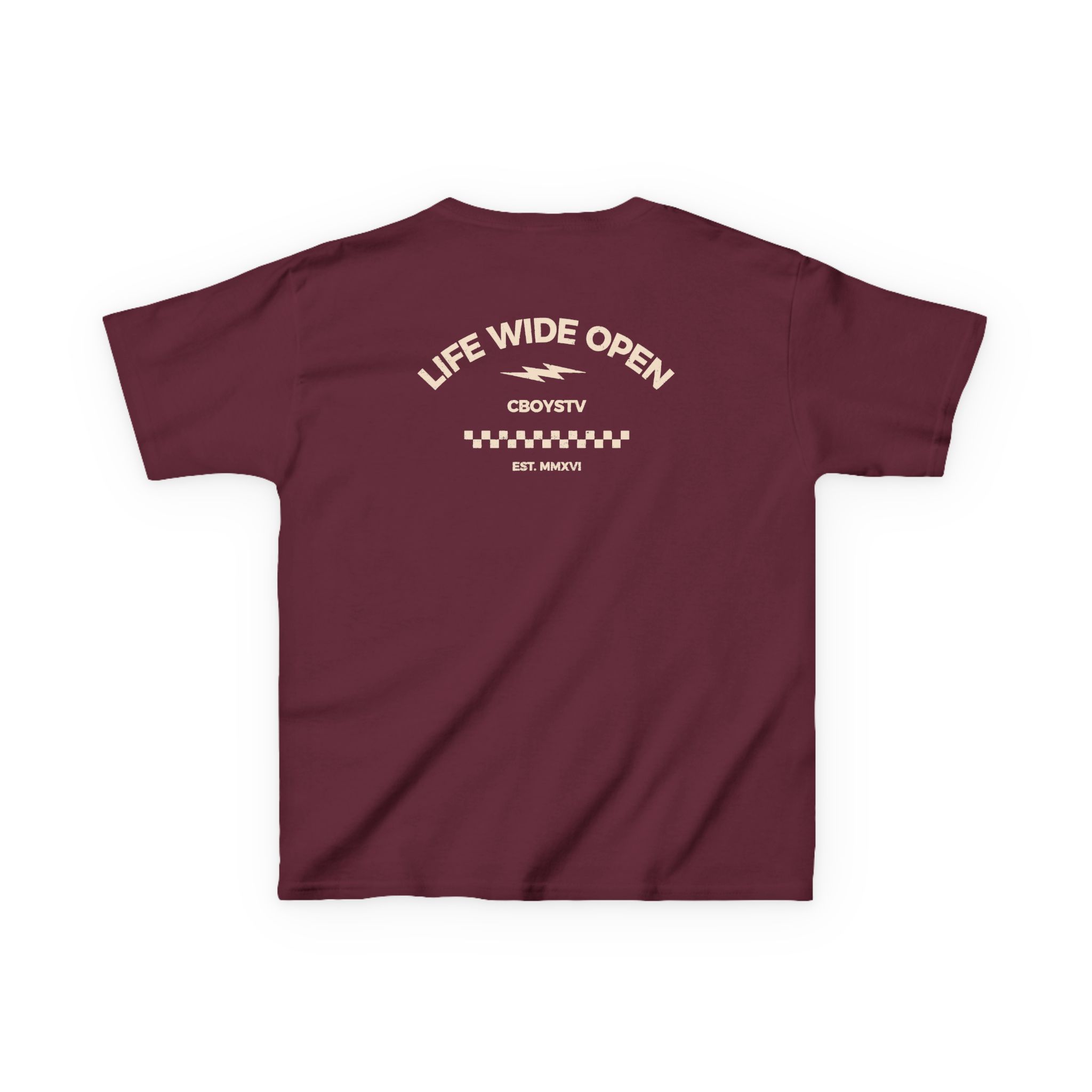 Kids Cboystv Checkered Tournament Heavy Cotton™ Tee - Image 4