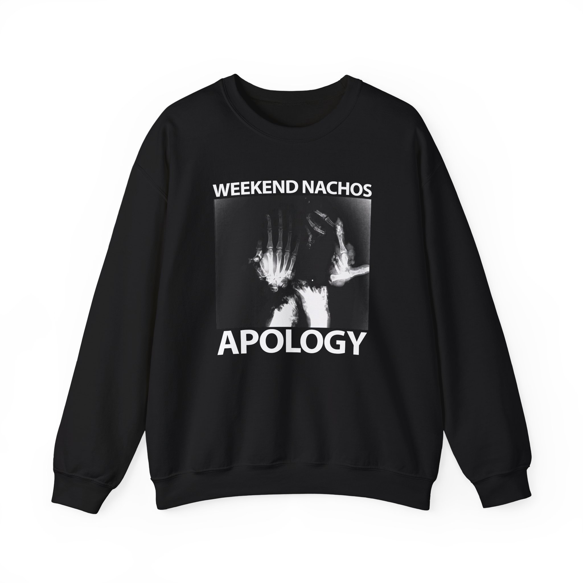 Weekend Nachos Apology Unisex Heavy Blend™ Crewneck Sweatshirt