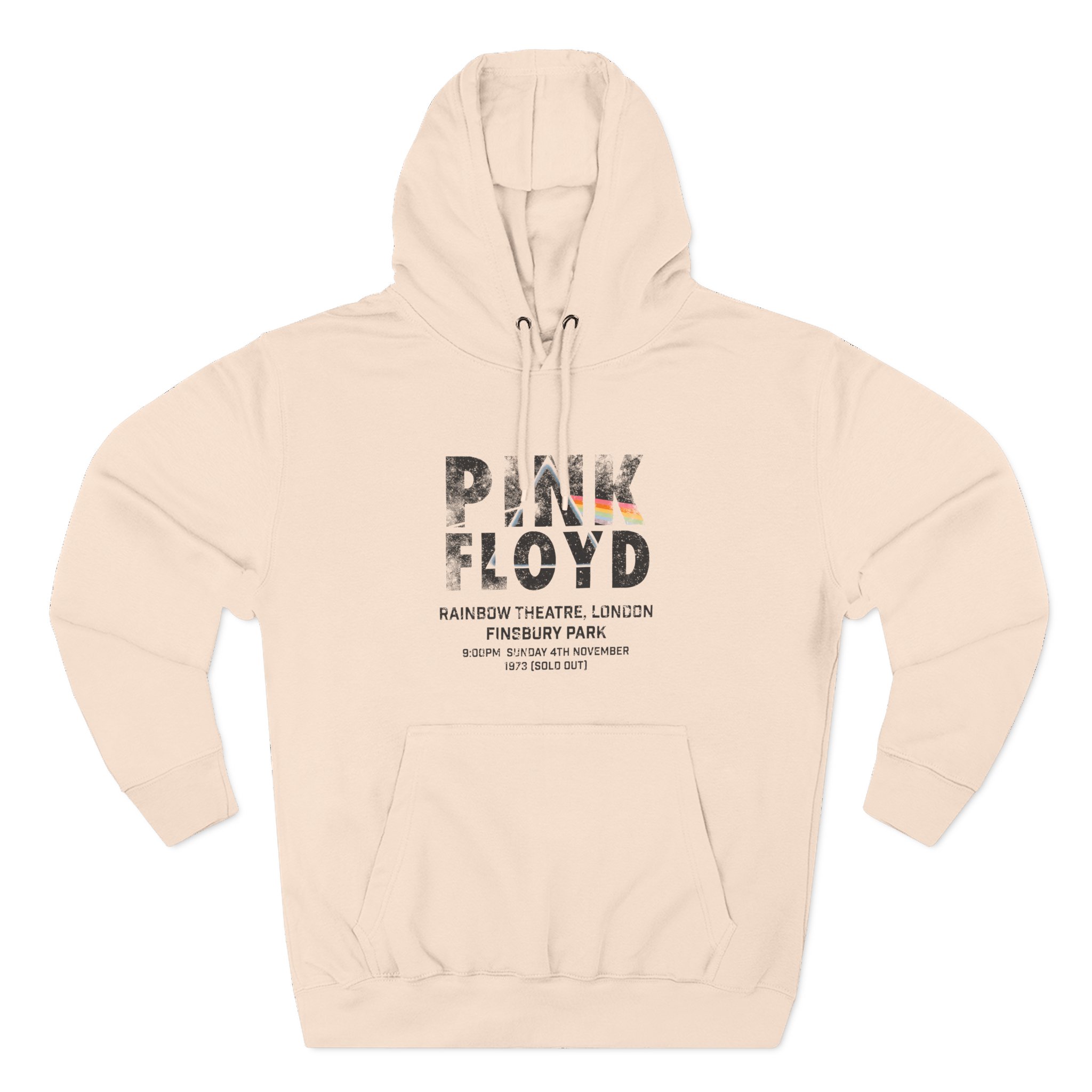Pink Floyd Rainbow Three-Panel Fleece Hoodie - Image 7