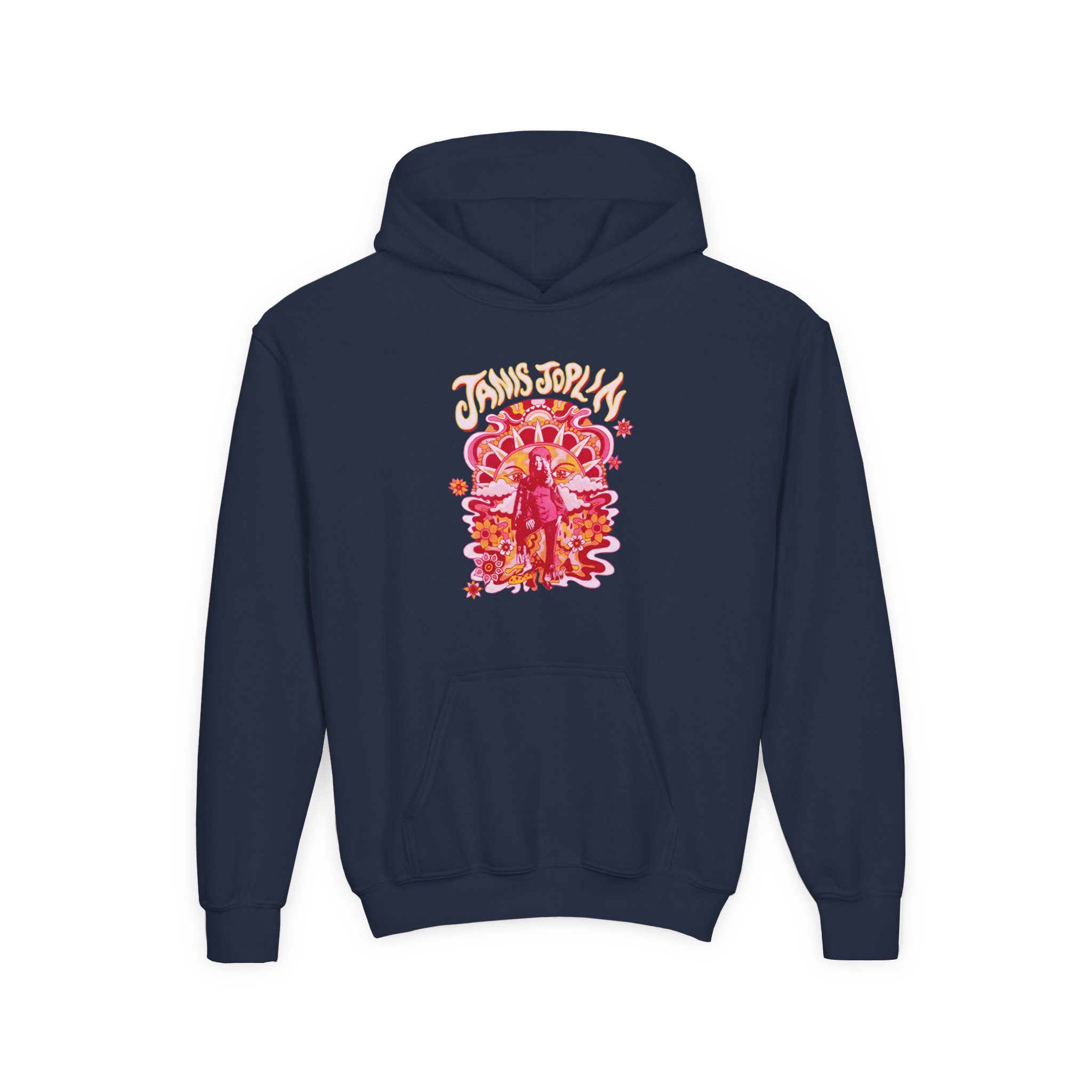 Janis Joplin Groovy Youth Heavy Blend Hooded Sweatshirt - Image 9
