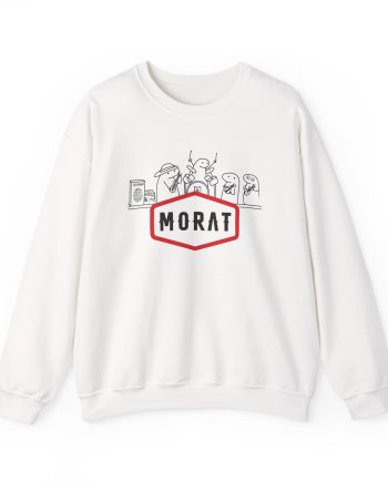 Morat Name Drawing Flork Playera Unisex Heavy Blend™ Crewneck Sweatshirt