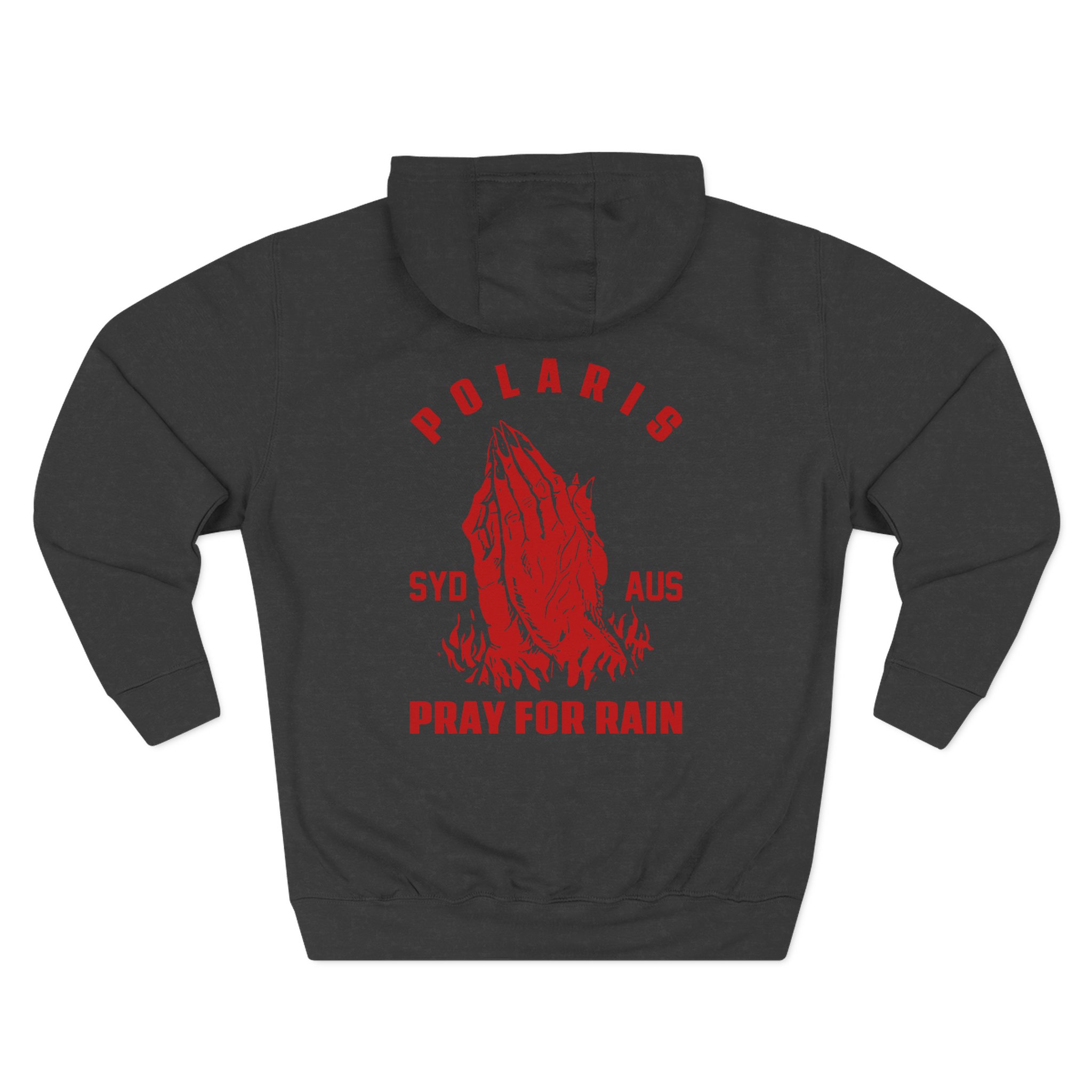 Polaris Pray for Rain Three-Panel Fleece Hoodie - Image 4