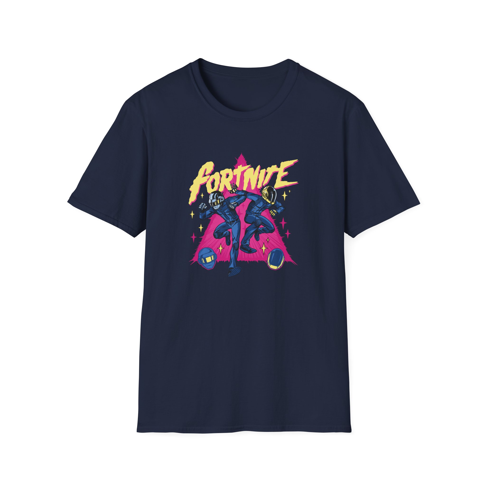Daft Punk Ortnite X Daft Punk Unisex Softstyle T-Shirt - Image 15