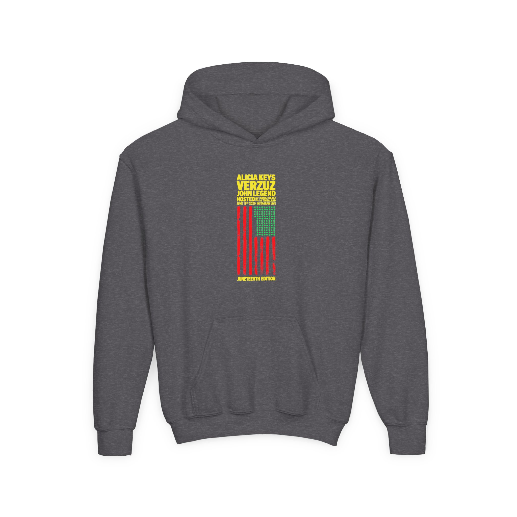 John Legend Verzuz Battle Youth Heavy Blend Hooded Sweatshirt - Image 7