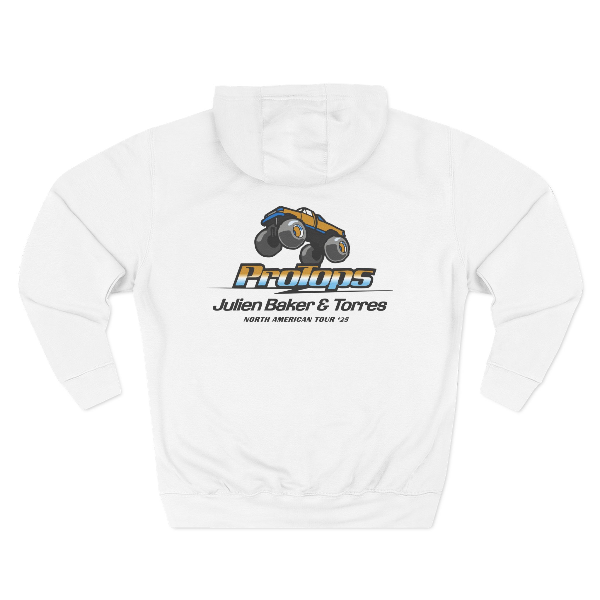 Julien Baker Protops Monster Truck Three-Panel Fleece Hoodie - Image 2