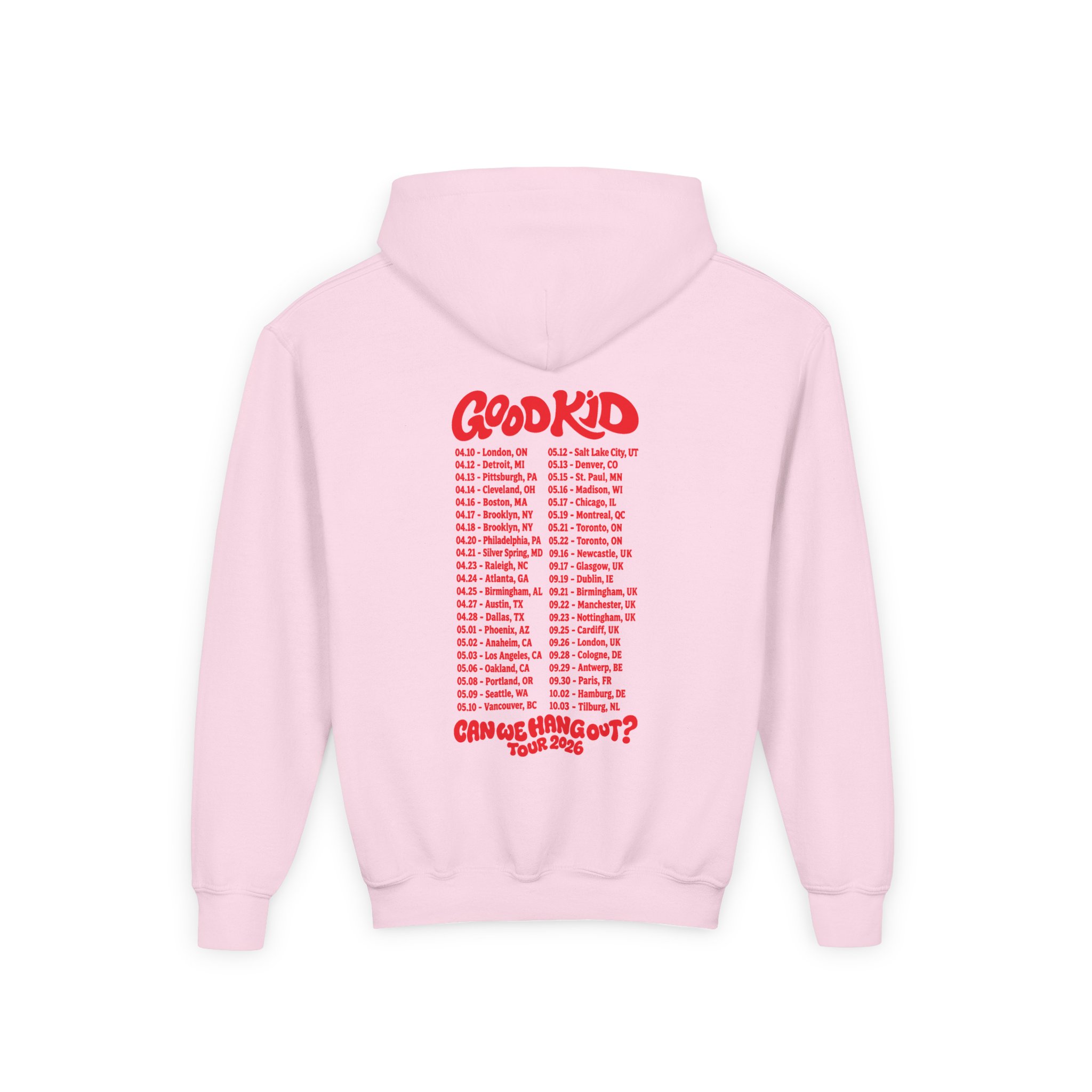 Good Kid Can We Hang Out Youth Heavy Blend Hooded Sweatshirt - Image 8