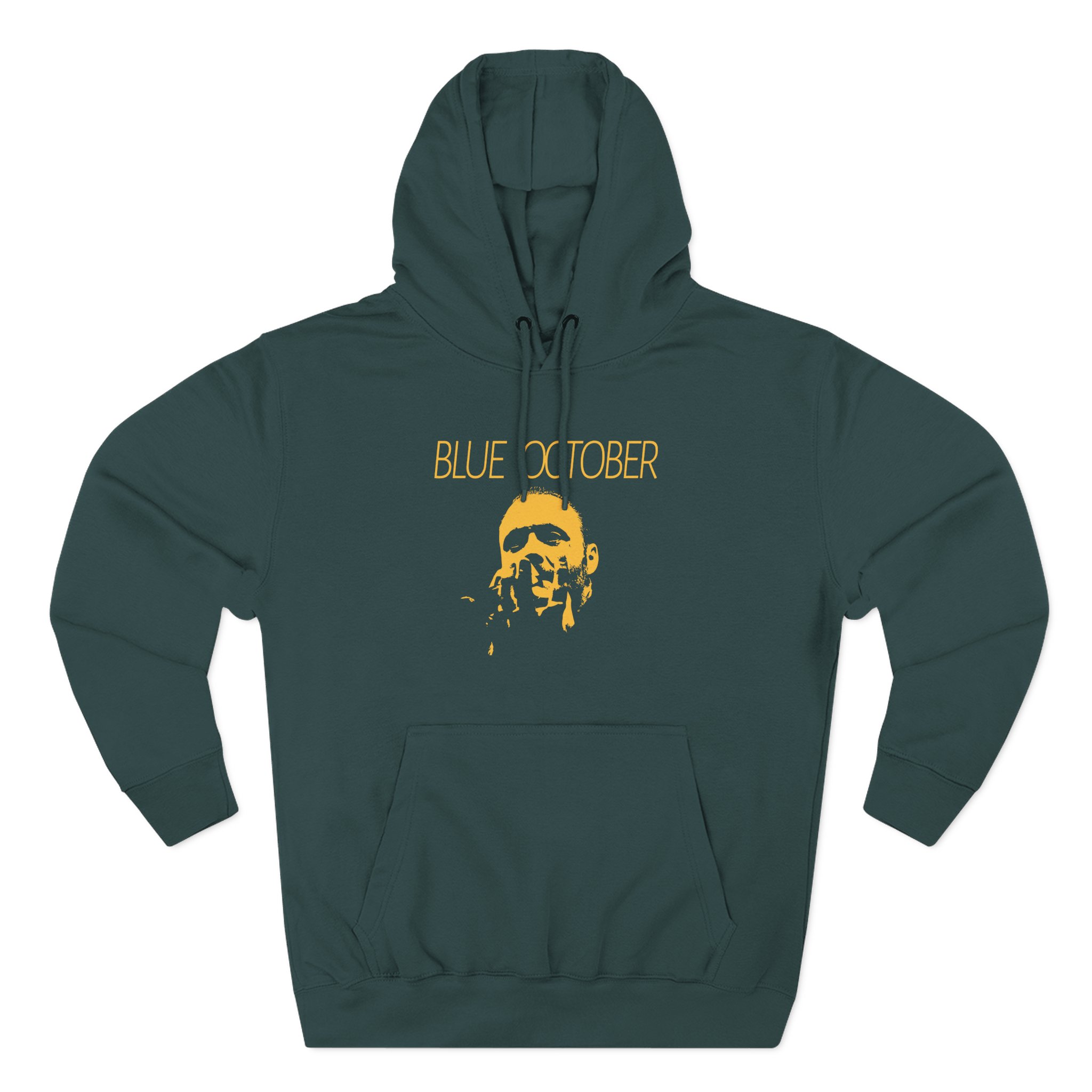 Blue October Midnight Foil Three-Panel Fleece Hoodie - Image 5