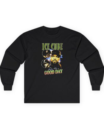 Ice Cube Good Day Photo Collage Unisex Ultra Cotton Long Sleeve Tee