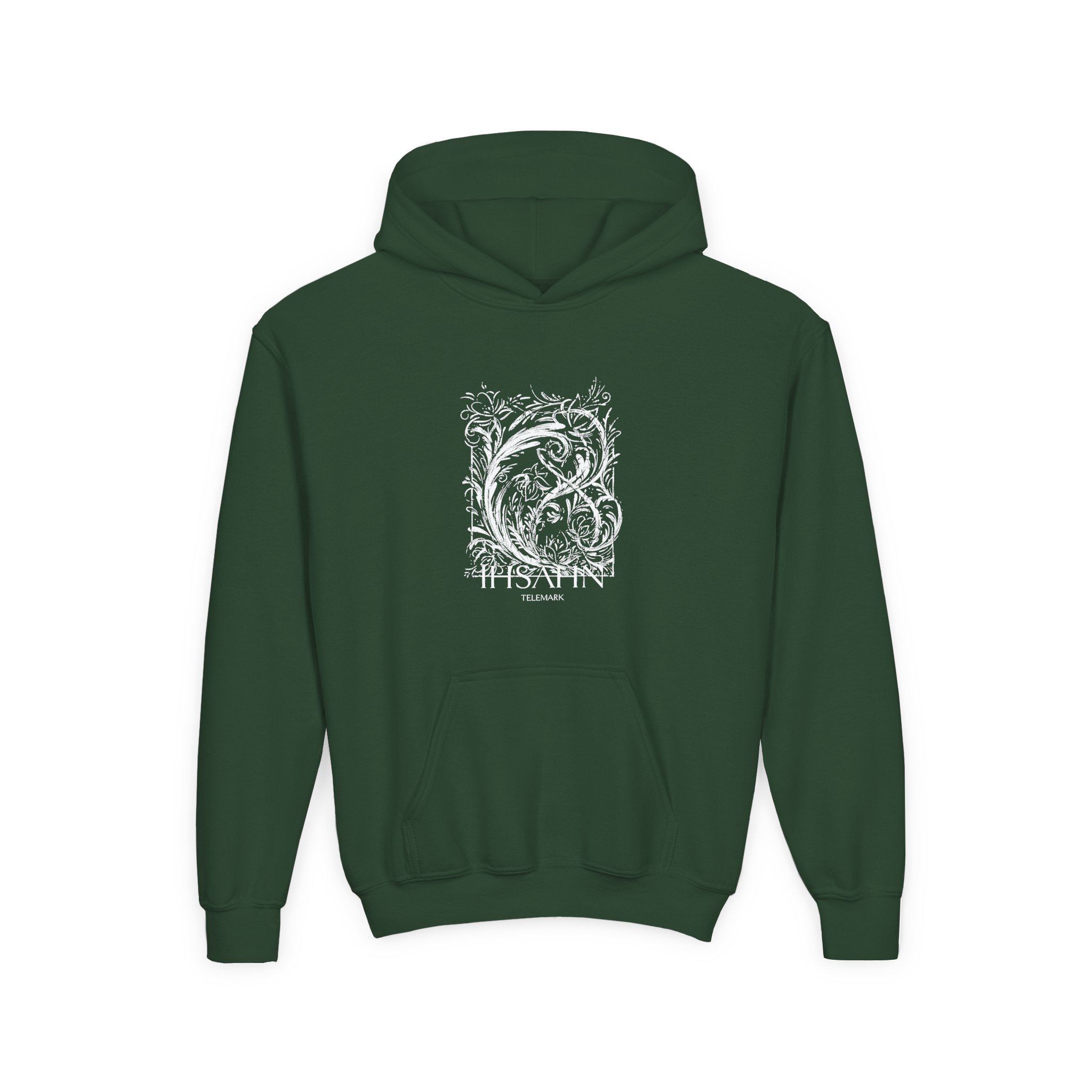 Youth Ihsahn Roses Heavy Blend Hooded Sweatshirt - Image 5