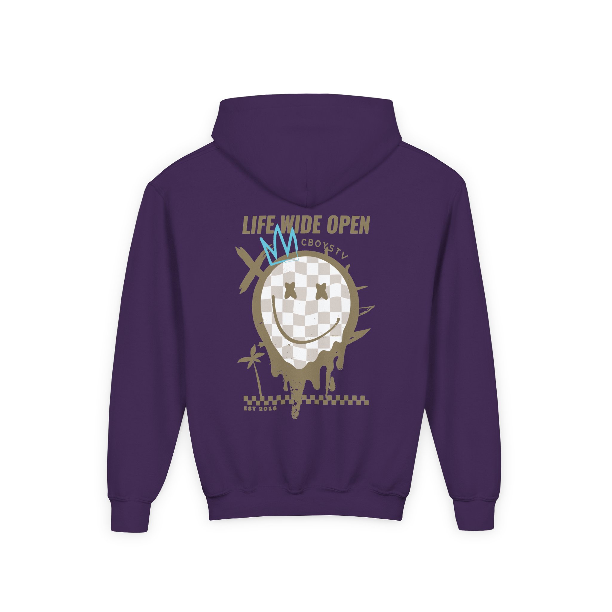 Cboystv Tan Rockstar Youth Heavy Blend Hooded Sweatshirt - Image 14