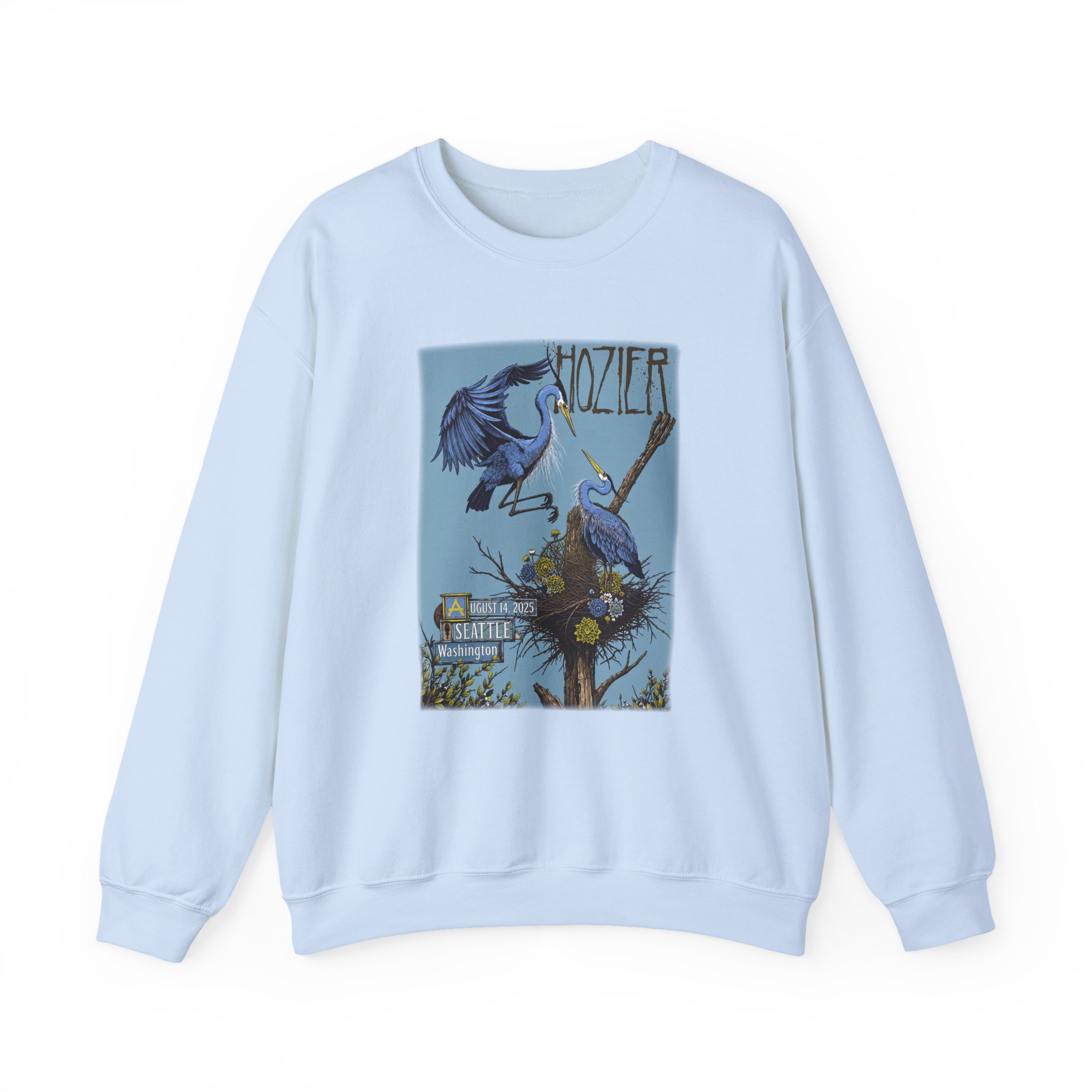 Hozier Seattle August 14 Show Unisex Heavy Blend™ Crewneck Sweatshirt - Image 7