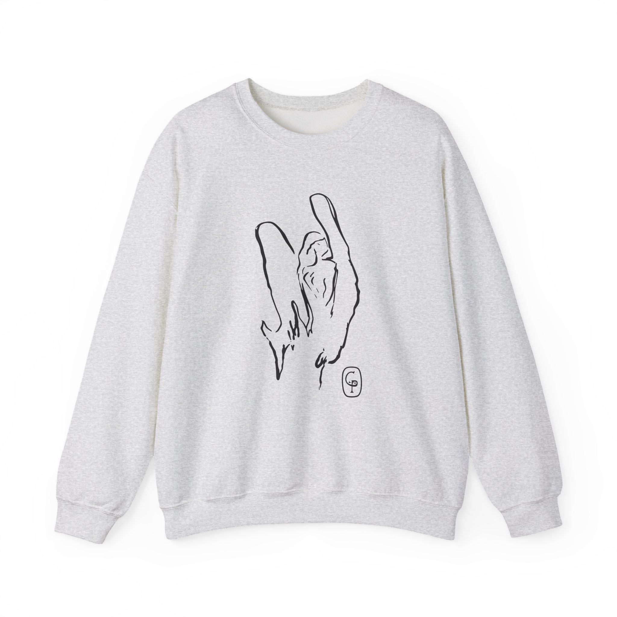 Caroline Polachek Crude Drawing Unisex Heavy Blend™ Crewneck Sweatshirt - Image 3