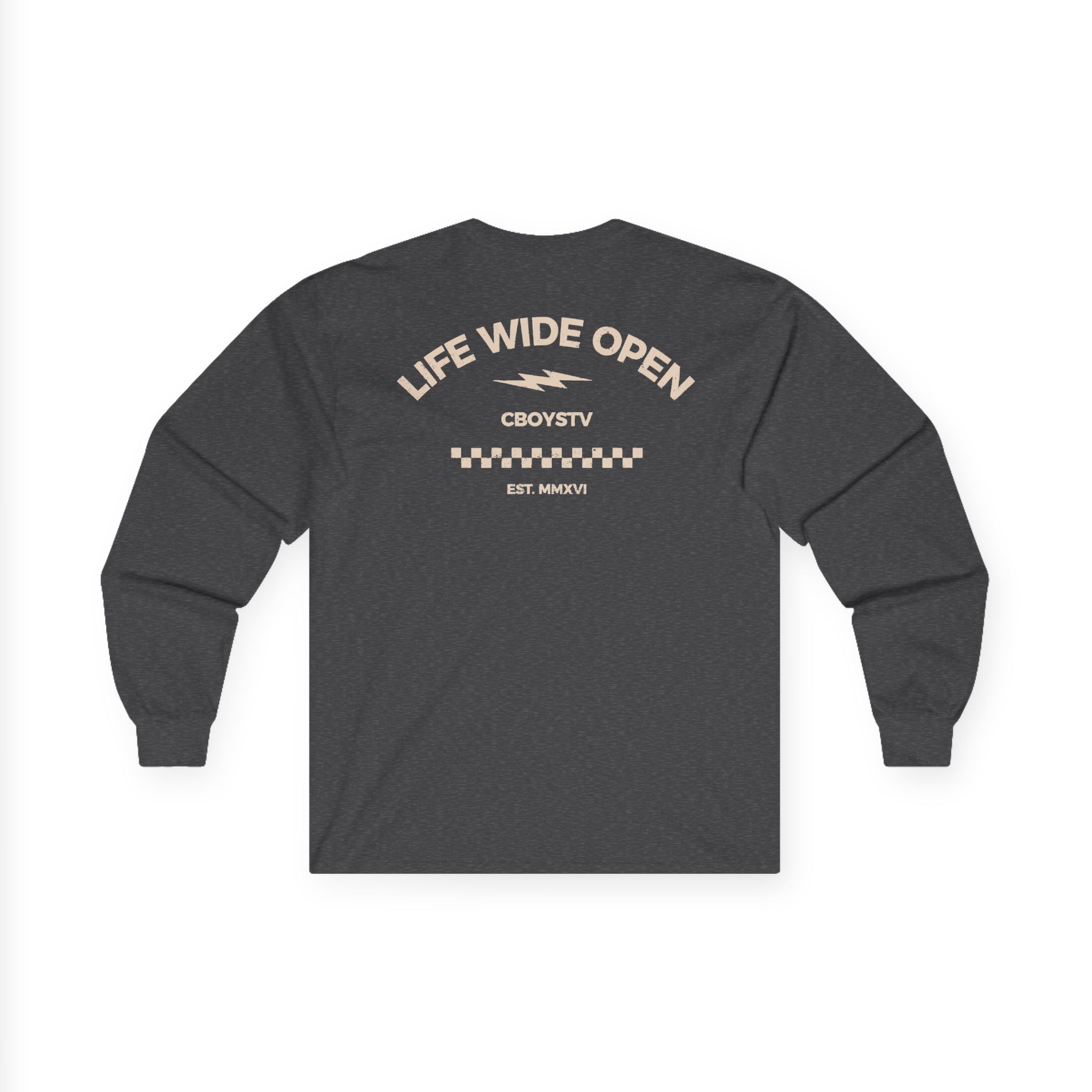 Cboystv Checkered Tournament Unisex Ultra Cotton Long Sleeve Tee - Image 10